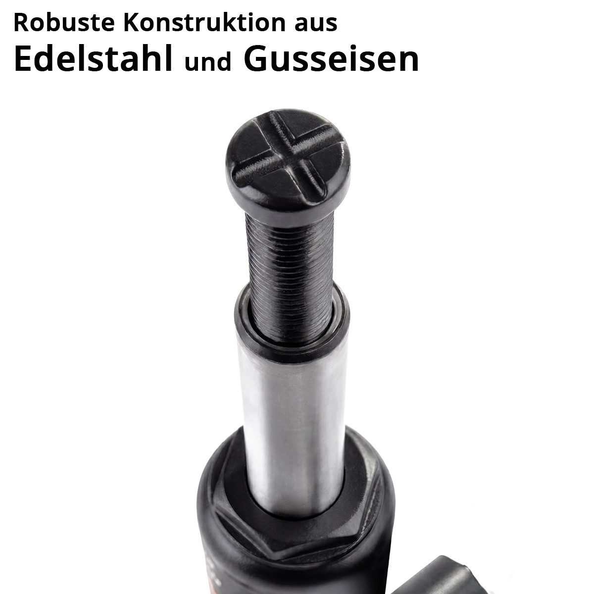 STAHLWERK Wagenheber Hydraulikheber 10 t 200-405 mm Stempelwagenheber Autoheber Wagenheber