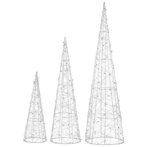 Star-Max LED Baum Pyramide, Timerfunktion, LED fest integriert, Warmweiß, mit 90 warmweißen LEDs