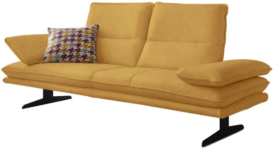 W.SCHILLIG 2,5-Sitzer broadway, Designsofa mit tollem Sitzkomfort, Sitztiefenverstellung, Kopfteil- & Seitenteilverstellung, Breite 216cm. € 3.849,99