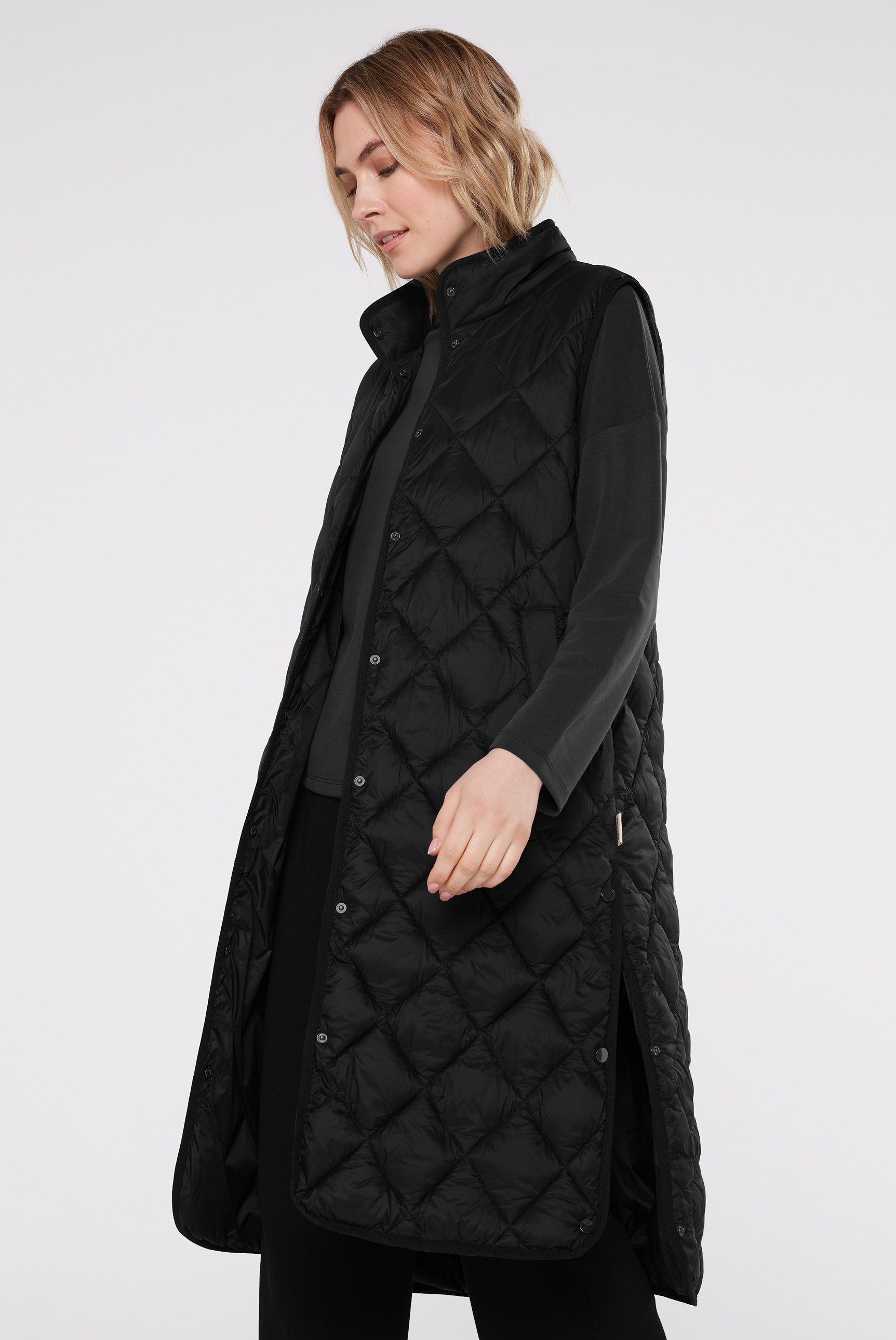 SENSES.THE LABEL Longweste mit Schlitze an den Seiten