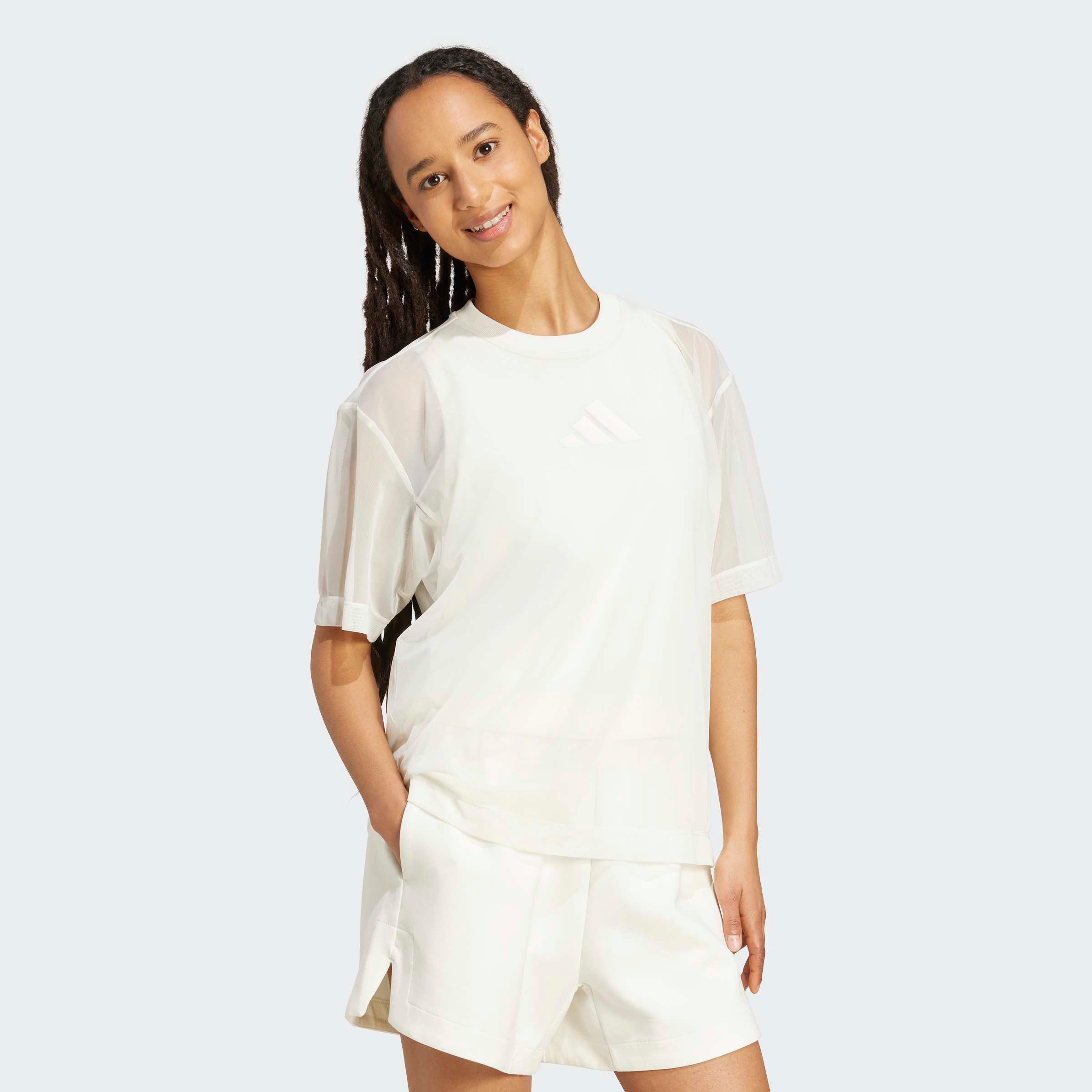 adidas Sportswear T-Shirt W ALL SZN SH T lockere Passform, mit Zwickel unter den Armen