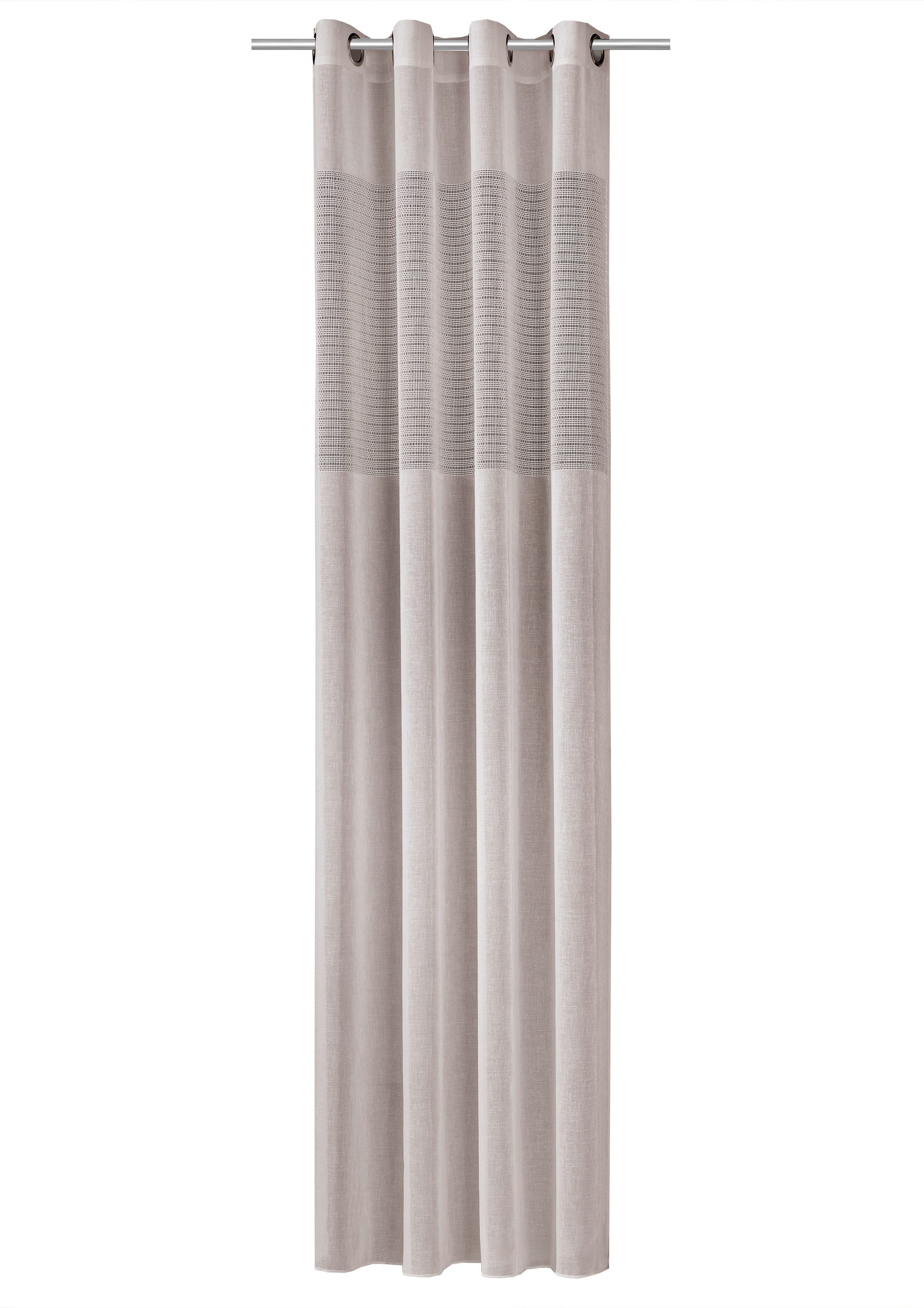 Verdi Vorhang Ösenschal Taja 140 x 245 cm (1 St), Ösen, halbtransparent