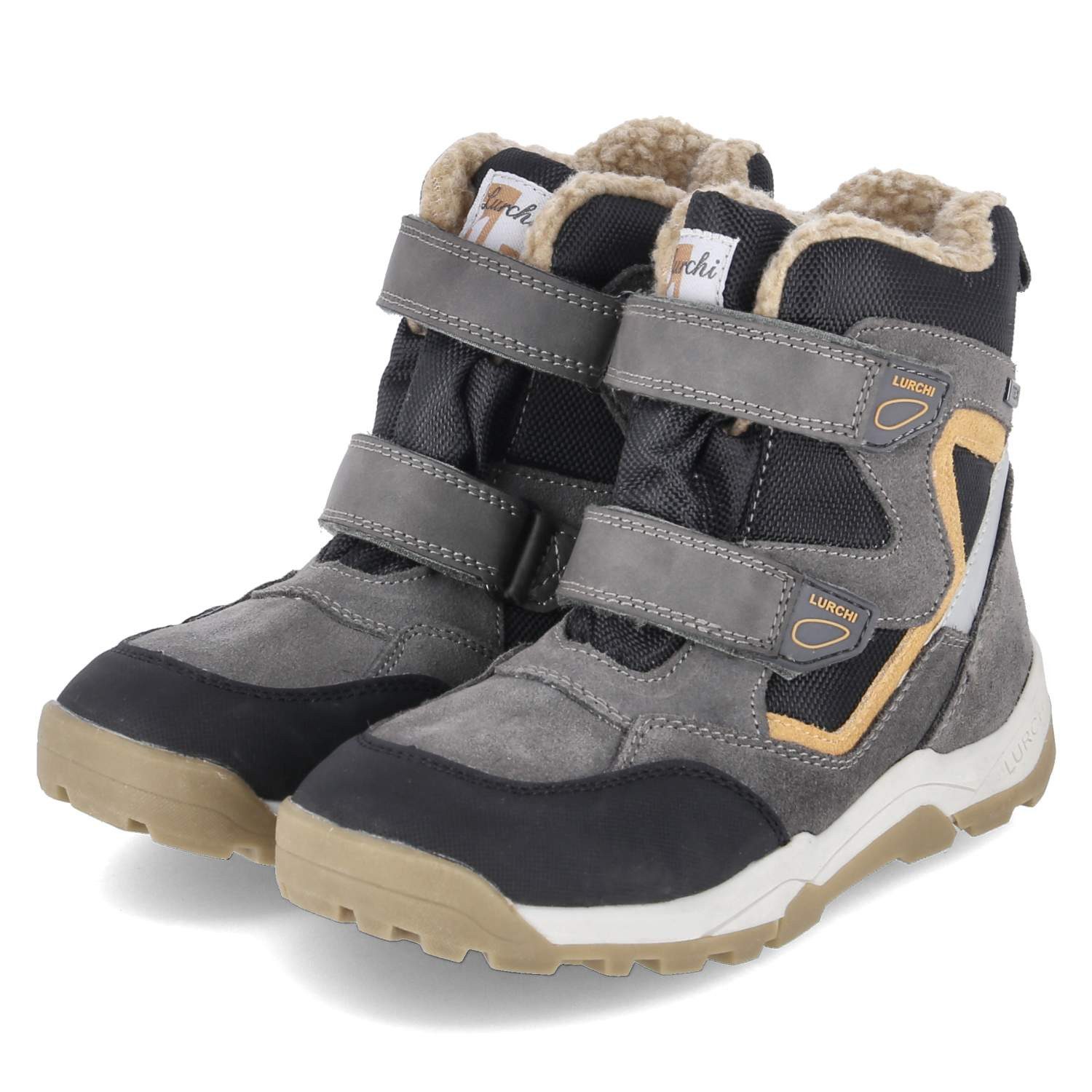 Lurchi Lurchi 63L3013002 00011 Unisex Synthetik, Leder & Textil grau Winterstiefel