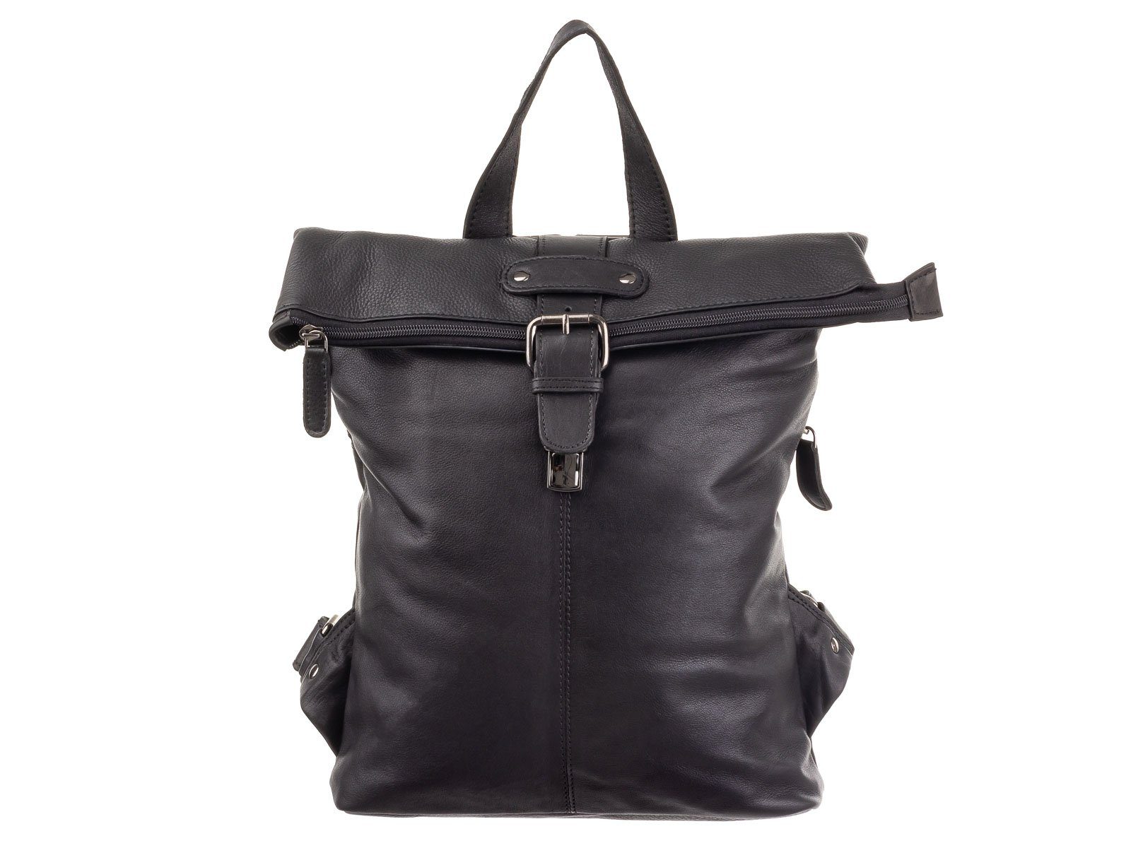 Freizeitrucksack Natural Fashion Kurier-Rucksack L Daypack (1-tlg), echt Leder