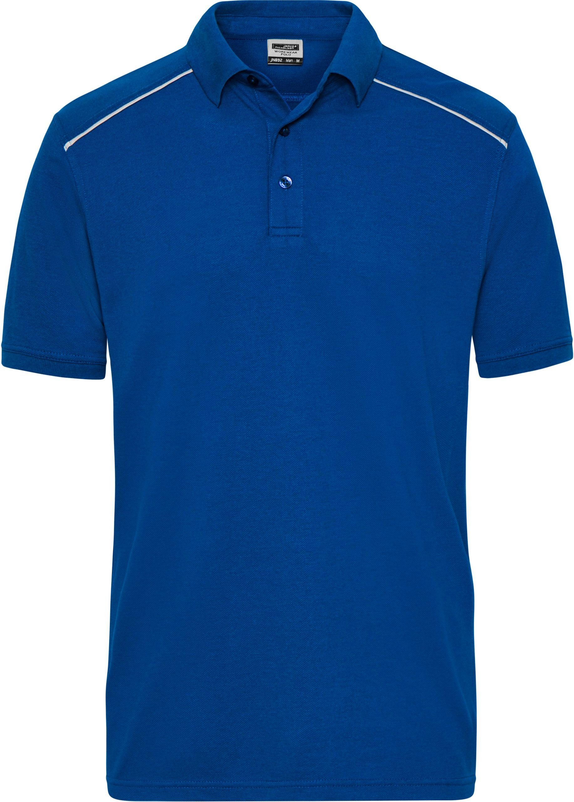 Übergrößen auch Polo Nicholson Workwear Poloshirt James FaS50892 & -Solid- in RED