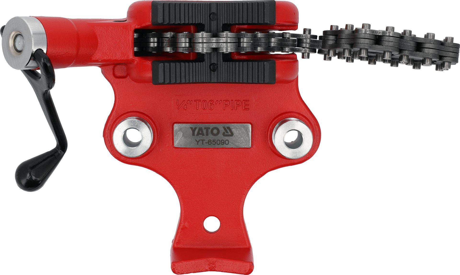 Yato Schraubstock Kettenrohrschraubstock für Werkbank 1/4–6 Zoll