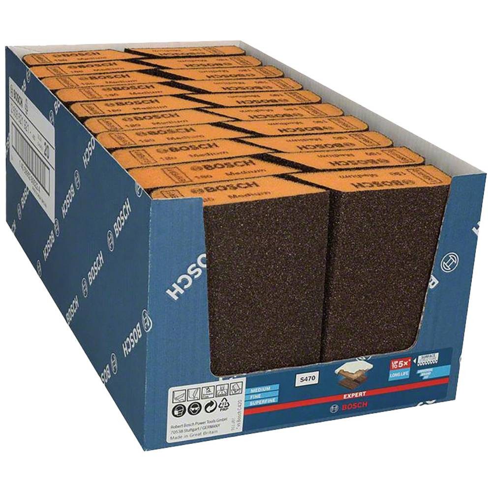 Thumbnail - BOSCH Schleifaufsatz EXPERT Schleifschwamm Combi Block, mittel