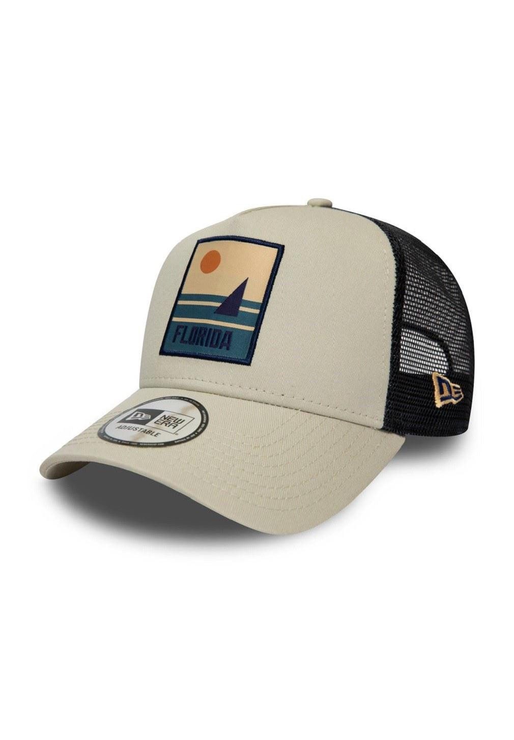 Baseball Cap Florida Location Patch Stone A-Frame Adjustable Trucker Cap New Era