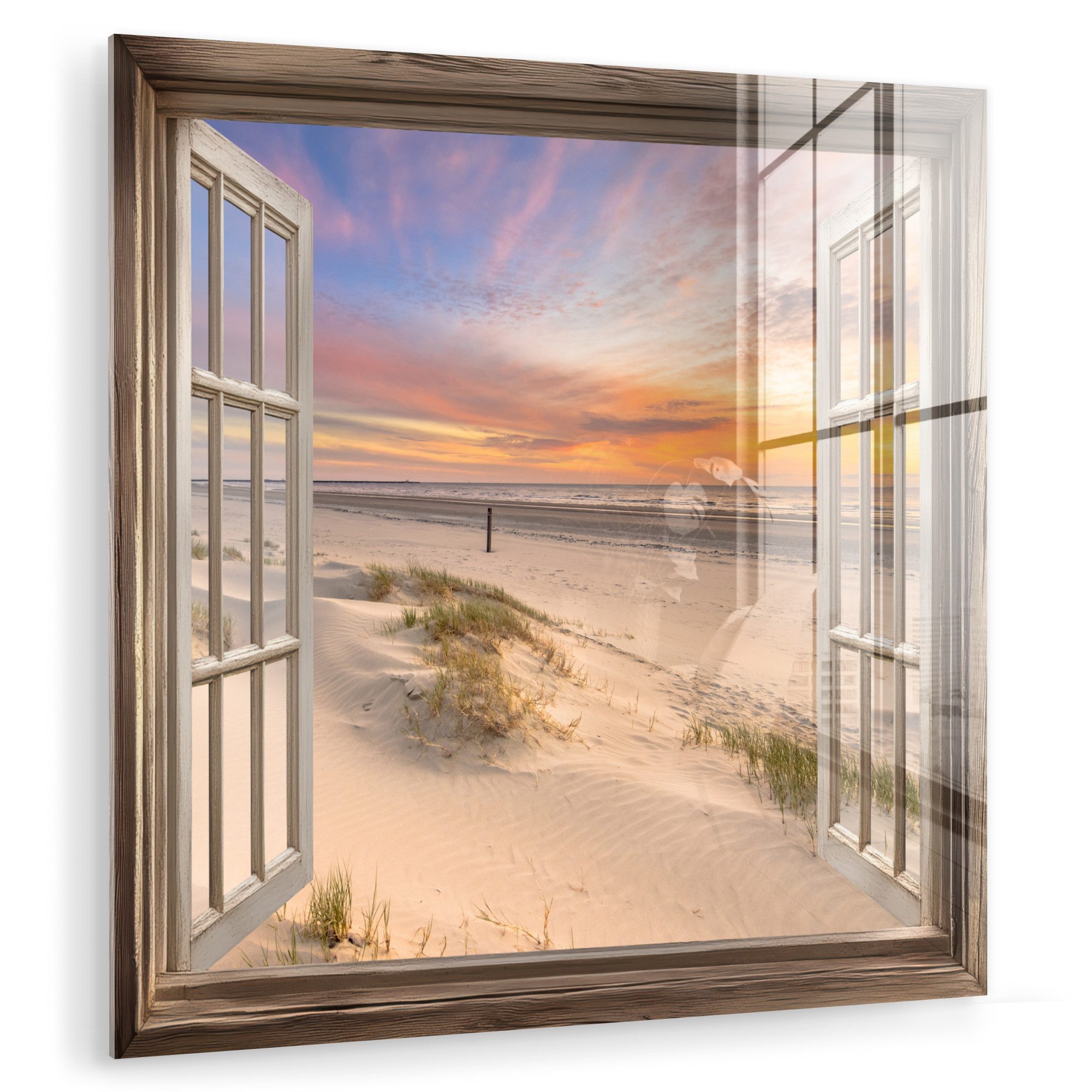 MuchoWow Acrylglasbild Aussicht - Strand - günstig online kaufen