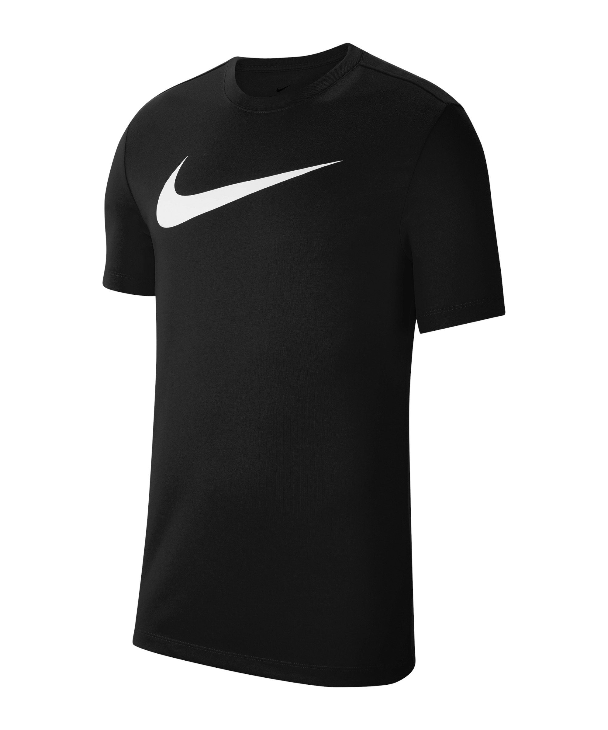 T-Shirt T-Shirt schwarzweiss Nike Swoosh Park 20 default