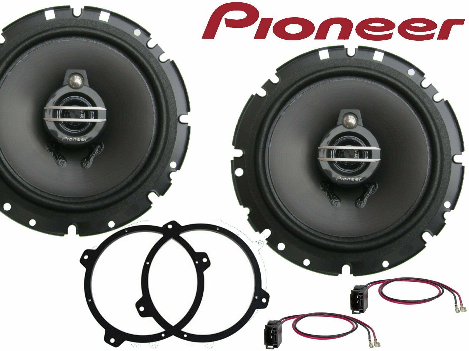 DSX Pioneer 3 Wege passend für BMW E46 3er Set Tür Vorn / Hinten 300 W Auto-Lautsprecher