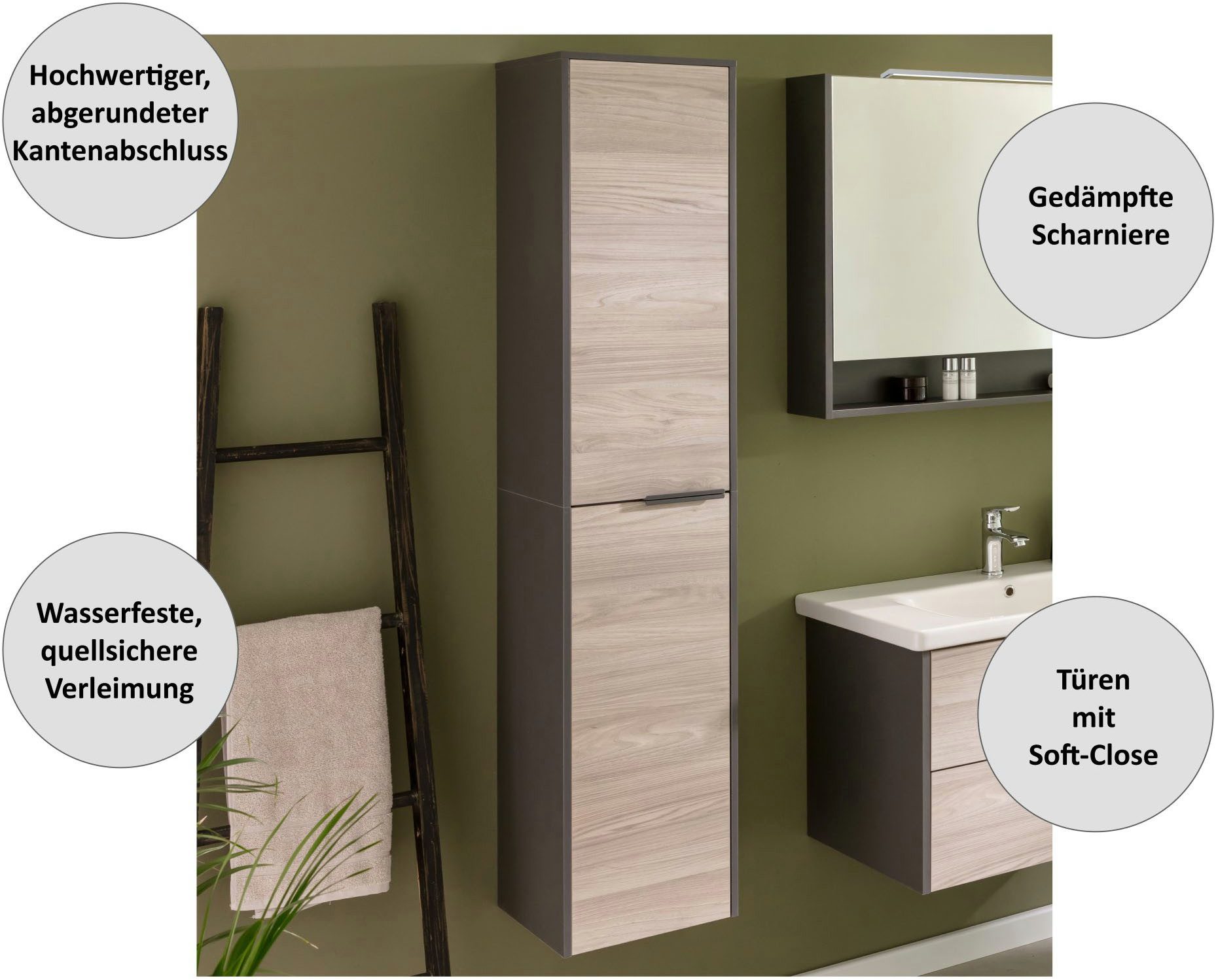 welltime Hochschrank Novara