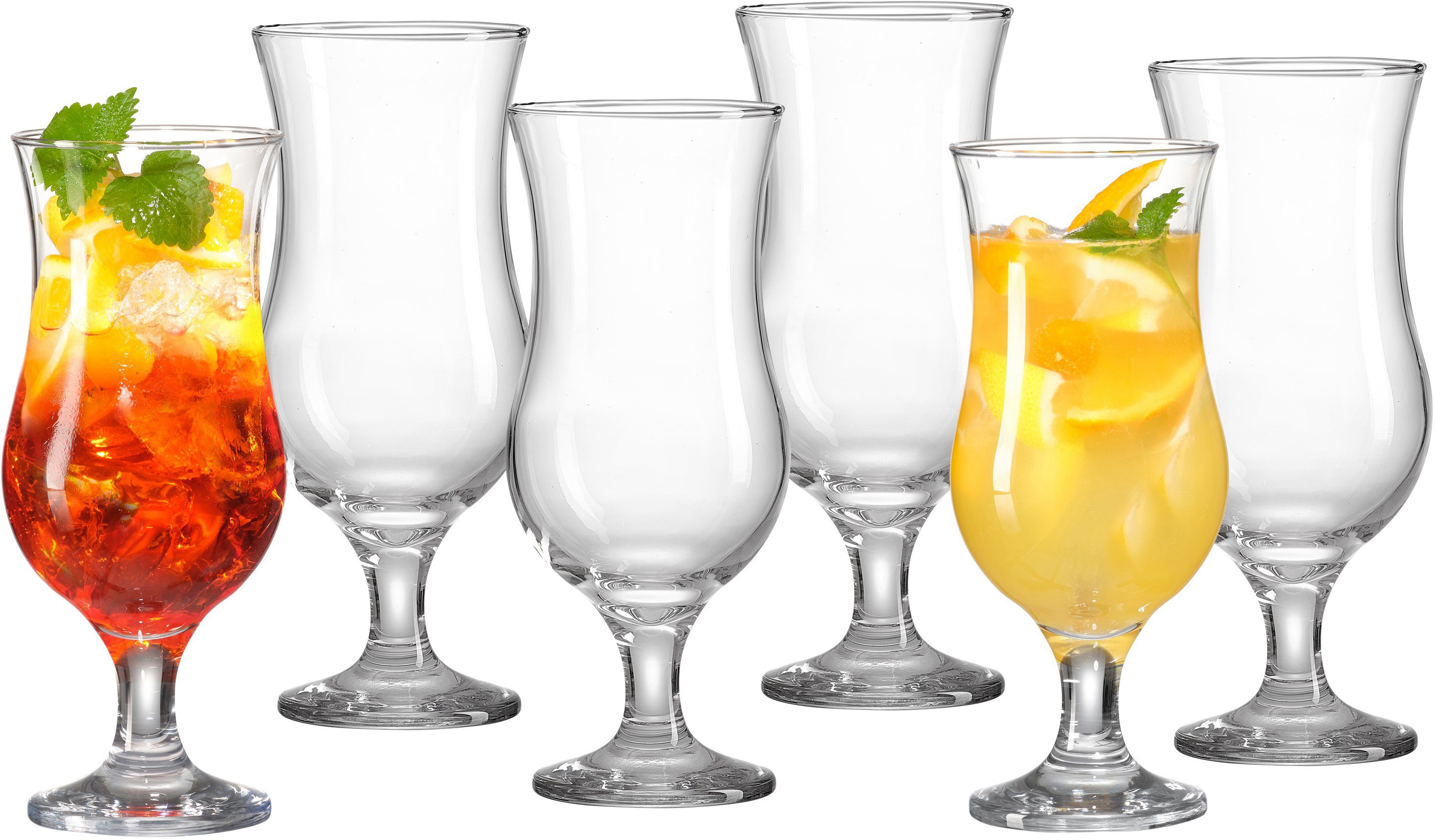 Ritzenhoff & Breker Cocktailglas Joy, 6-tlg., Glas, 390 ml, 6-teilig