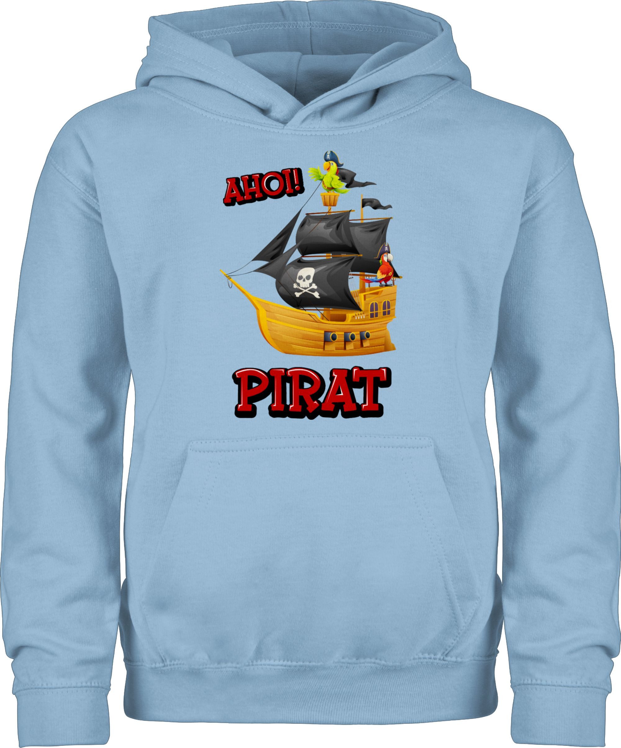 Hoodie Ahoi Pirat, Piratenschiff, Piratenmotiv, Piratenparty, Ahoi Pirate