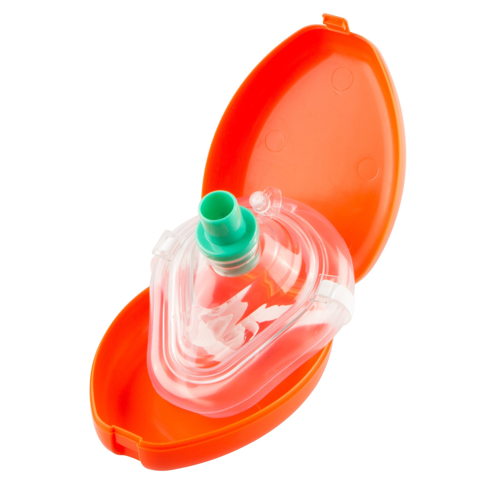 SANISMART Erste-Hilfe-Set SANISMART Taschenbeatmungsmaske CPR Set Orange Pocketmaske