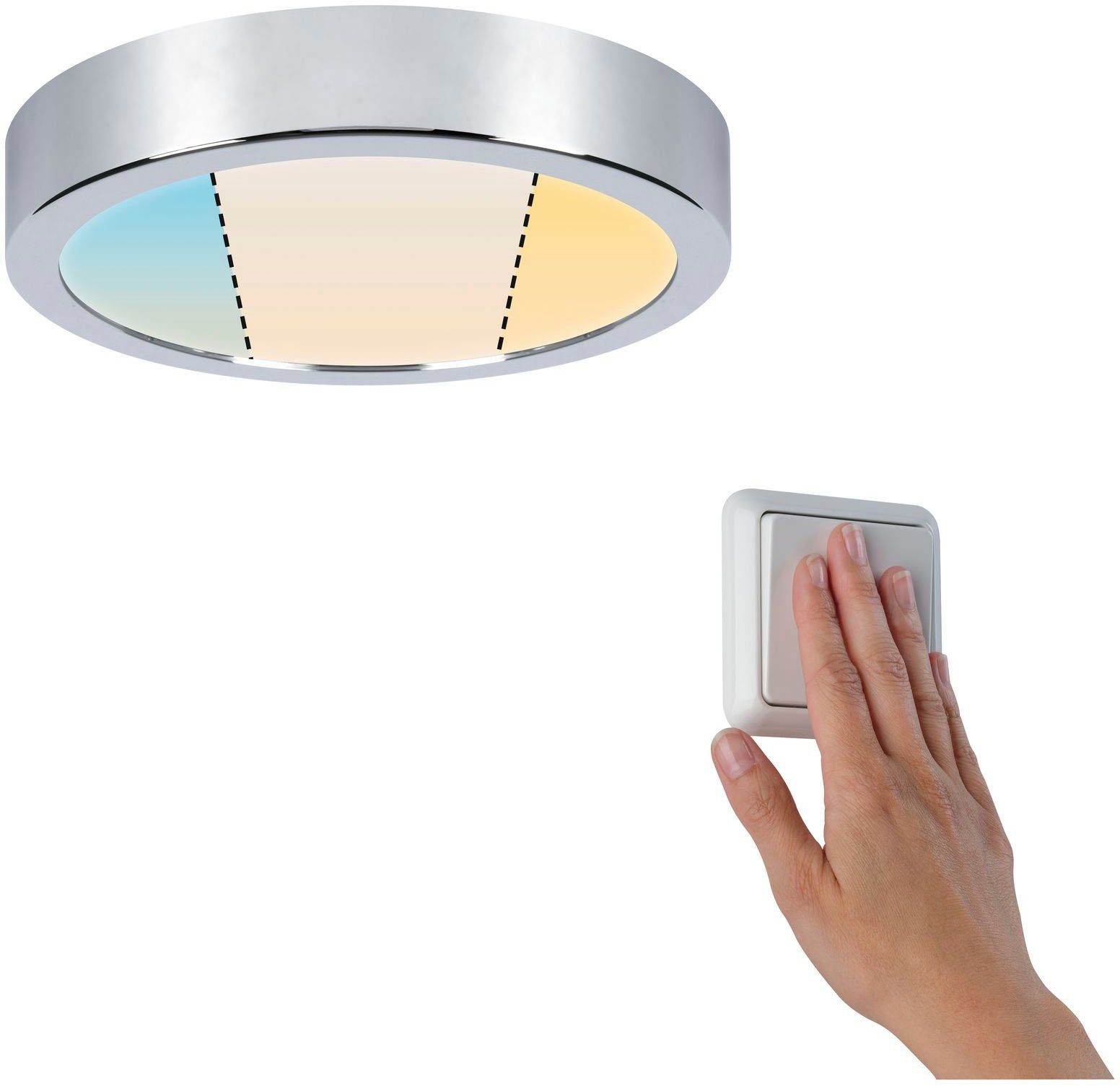 Paulmann LED Deckenleuchte Aviar, LED fest integriert, Tageslichtweiß