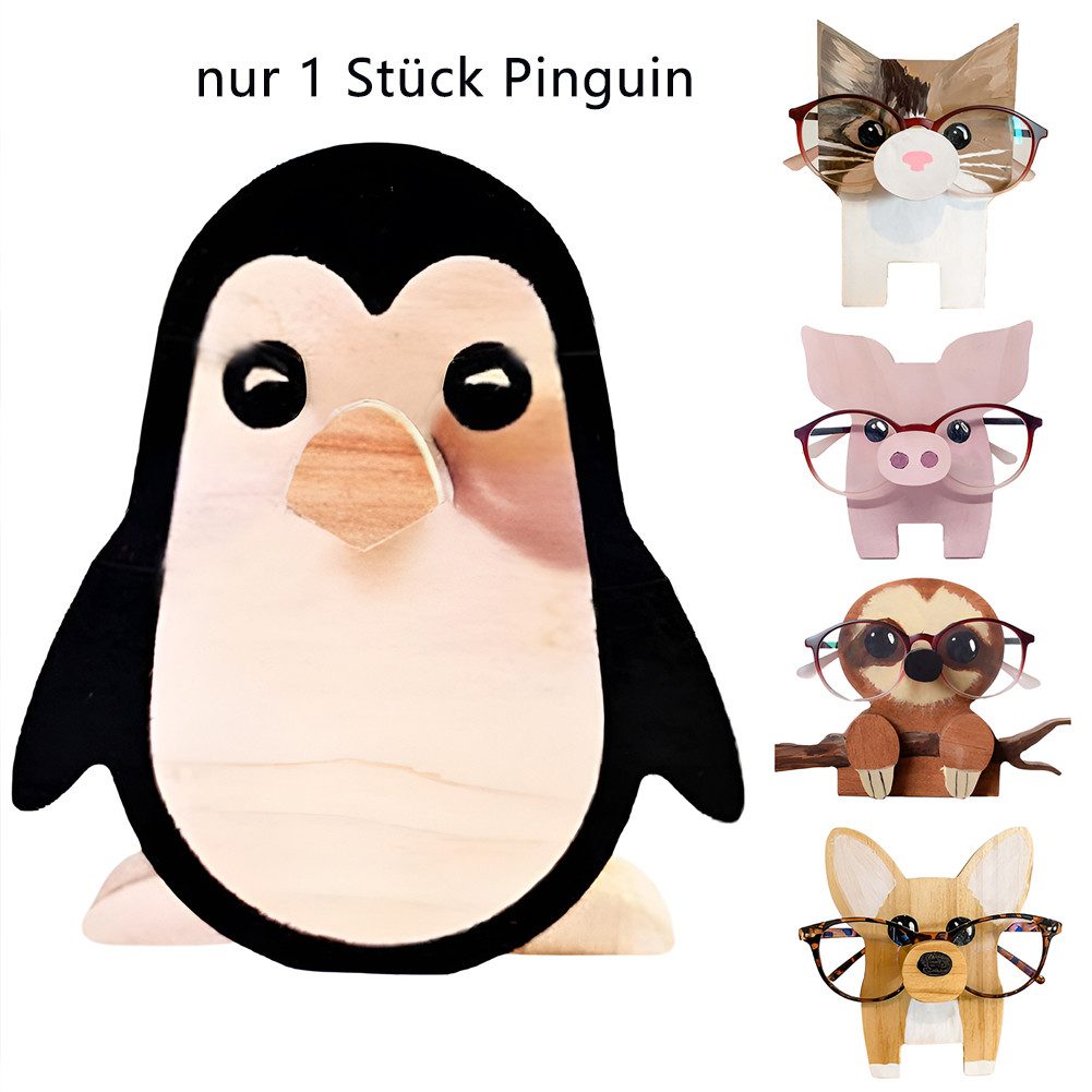 GarveeMore Podest Hölzerner Brillenhalter Ständer Kreative Tierform Sonnenb günstig online kaufen