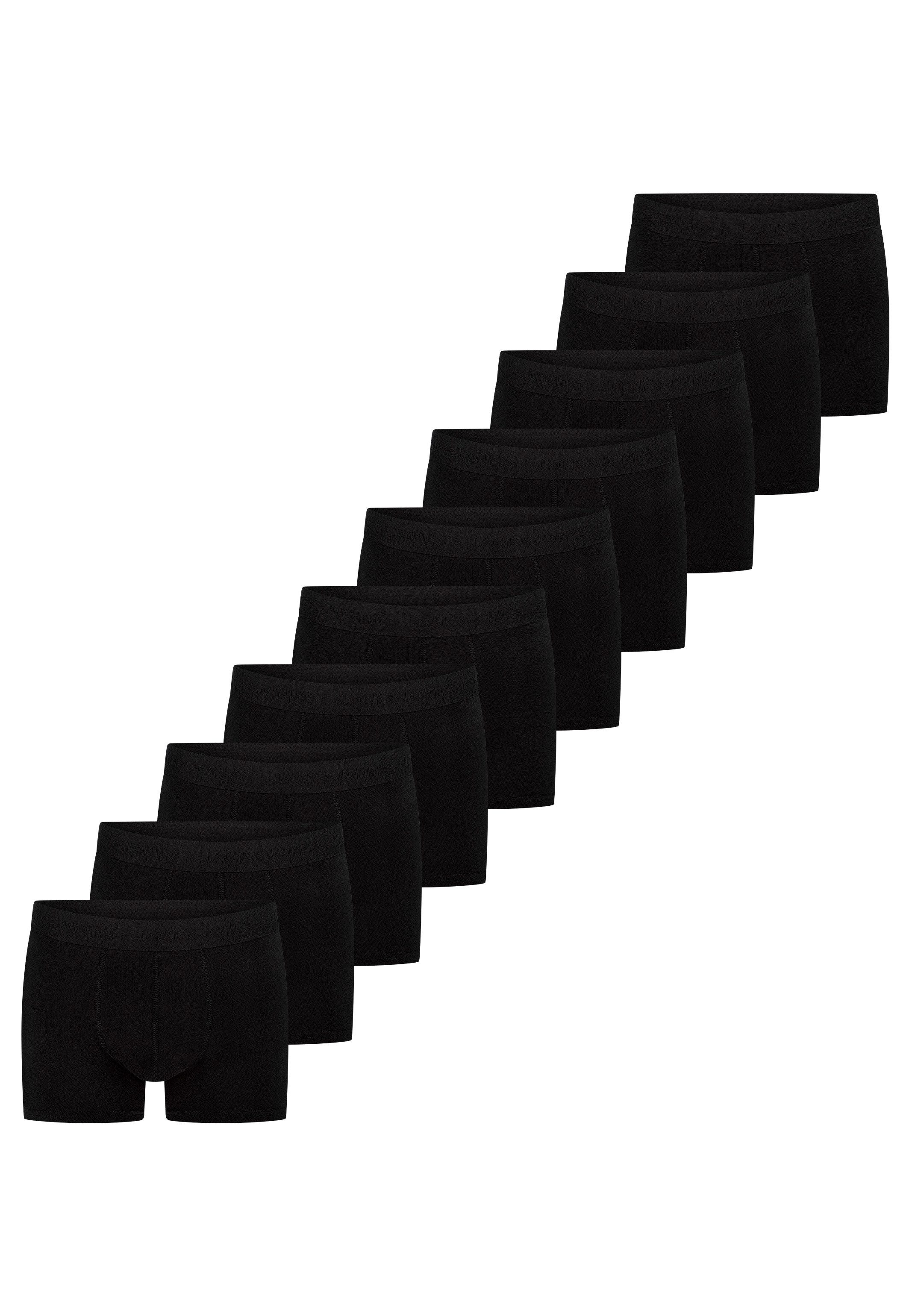 Jack & Jones Retro Boxer 10er Pack Jacsolid (Spar-Set) Retro Short / Pant - günstig online kaufen