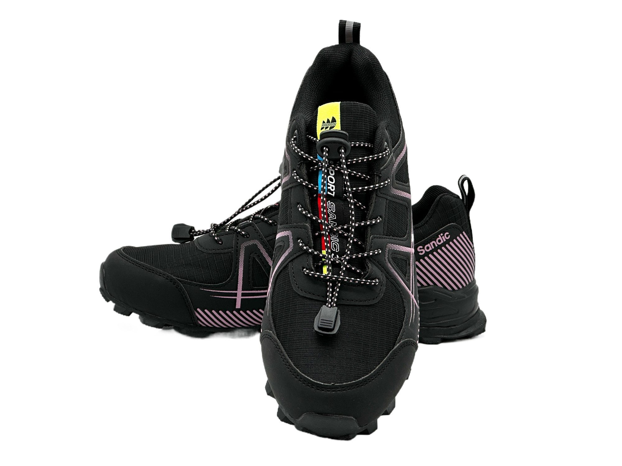 Nowaland Wanderschuhe multifunktionaler Outdoorschuh Trekkingschuh Schnellverschluss, Atmungsaktives Mesh, Stoßdämpfende Sohle