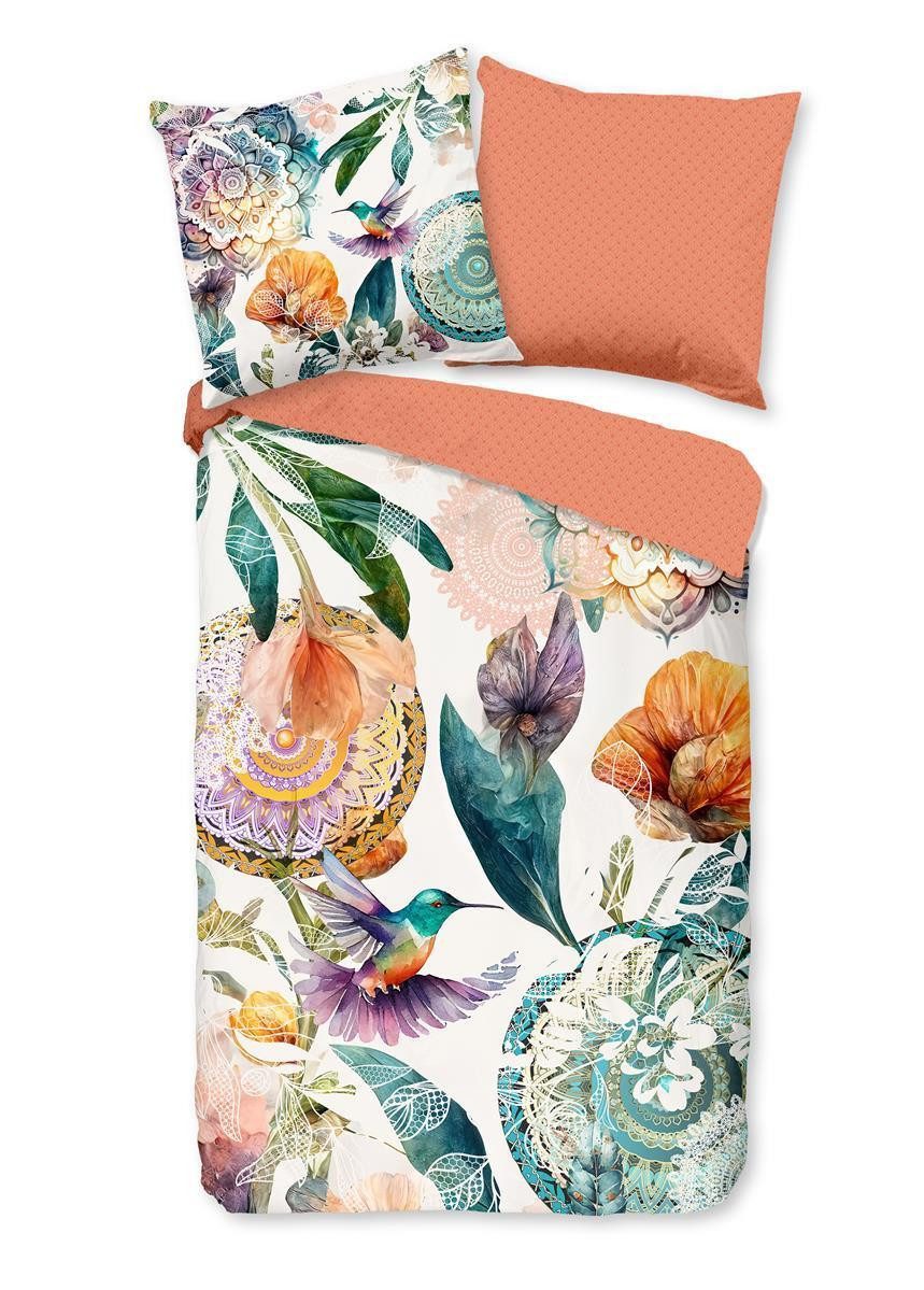 hip Bettwäsche Mako Satin Bettwäsche 135 X 200 cm + 1- 80 X 80 cm Bernice b günstig online kaufen
