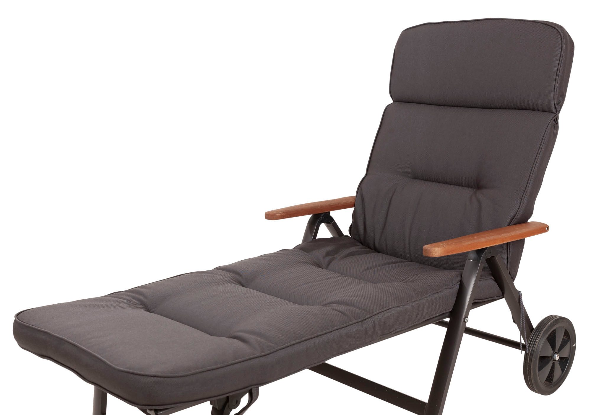 KETTtex Liegenauflage Rollliege Alicante 2399 extrabreit anthrazit 200x65x9cm wasserabw., (1 St)