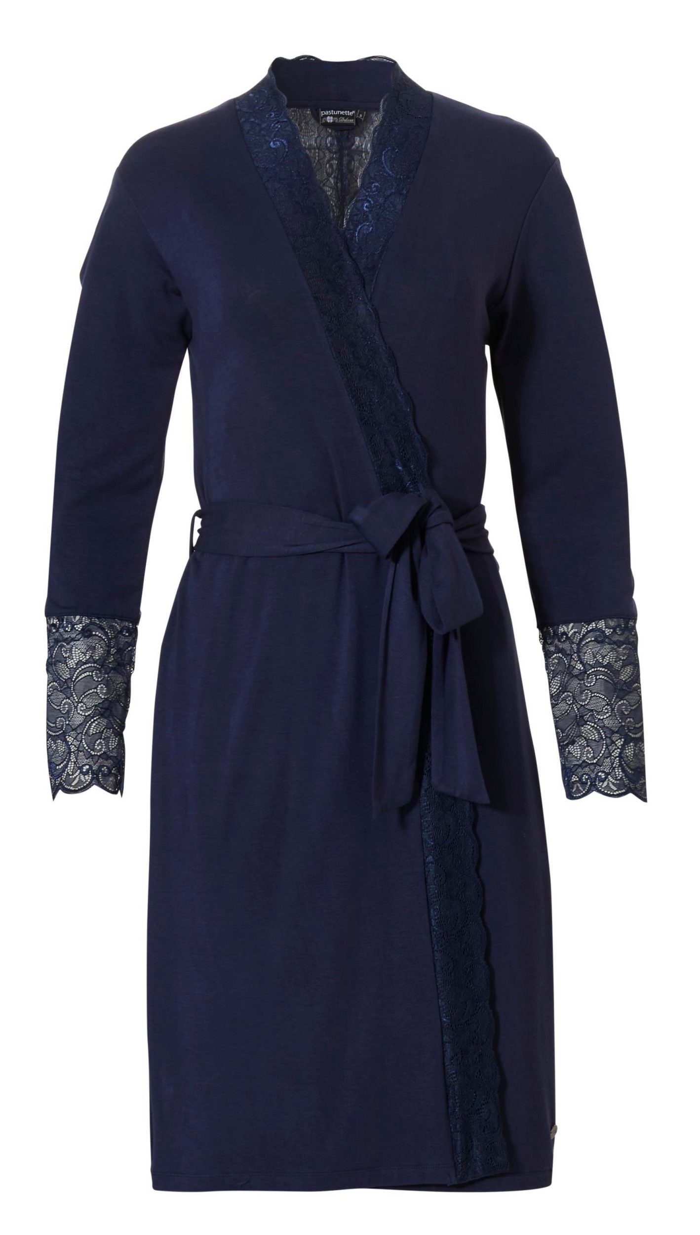 Pastunette Kimono Damen Kimono mit Spitze, kurz, Viskosemischung, Kimono-Kr günstig online kaufen