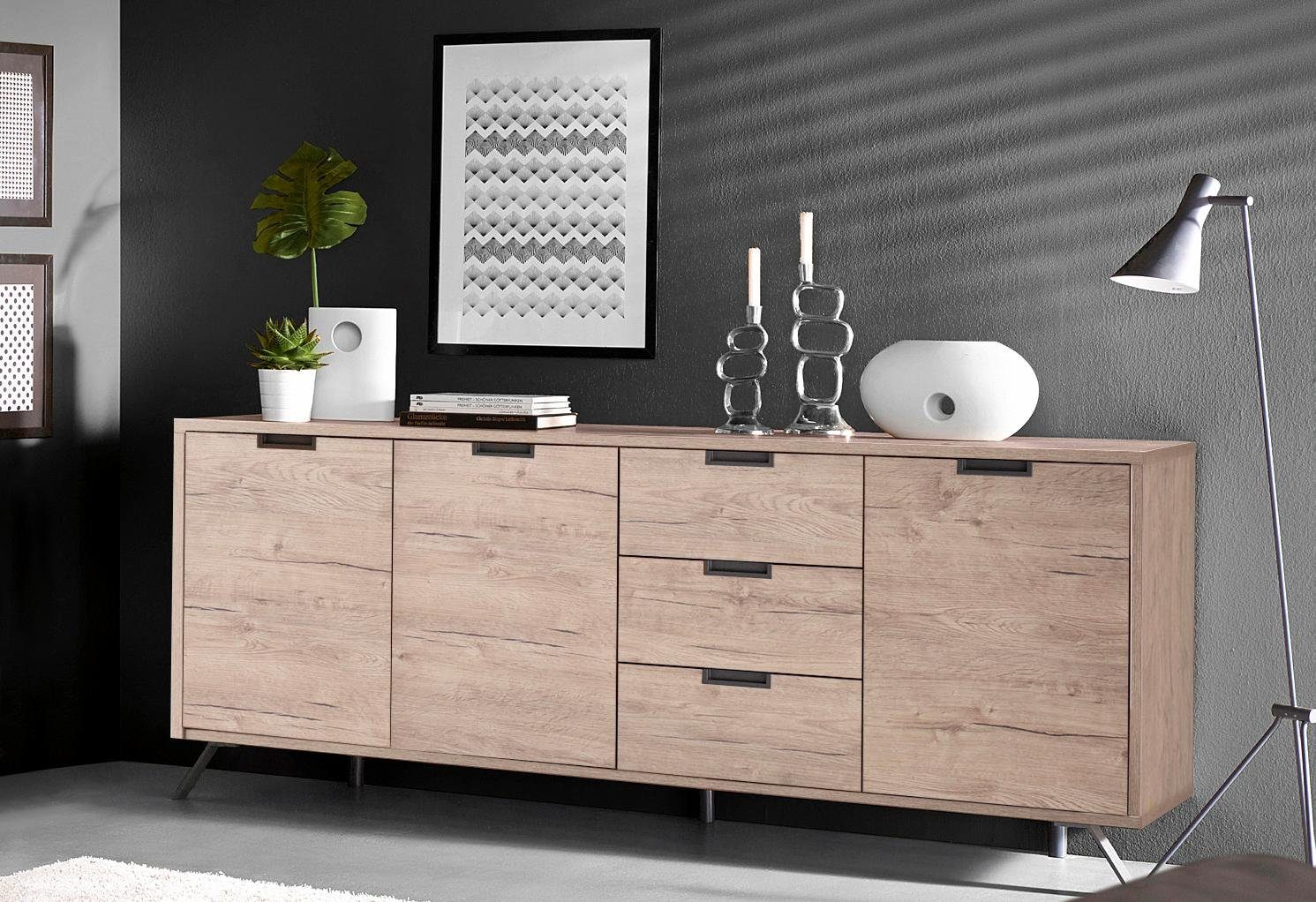 Home affaire Sideboard Palma, Breite 206 cm