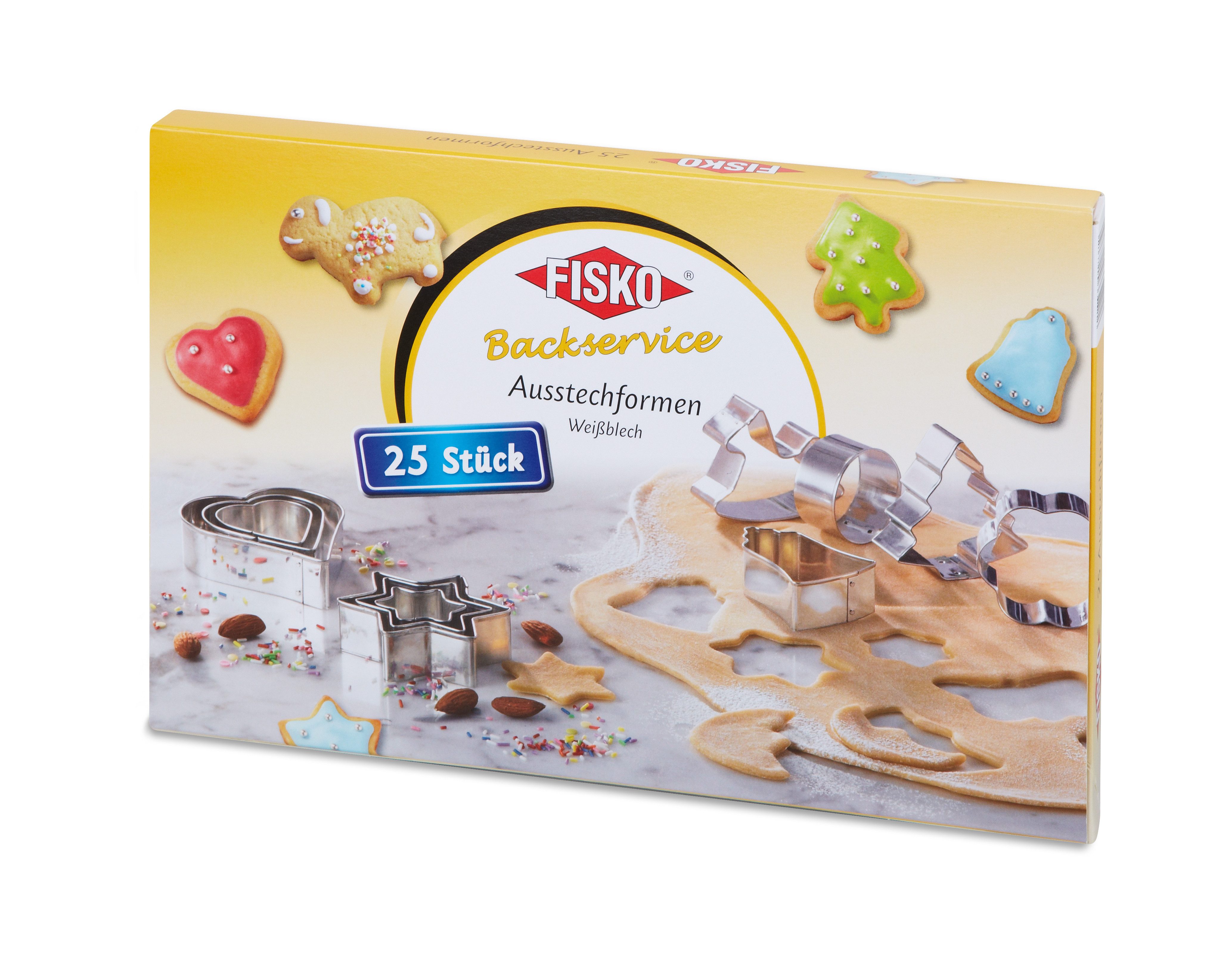 Ausstechform Ausstechformen 25 teilig Weihnachten Plätzchen Austecher