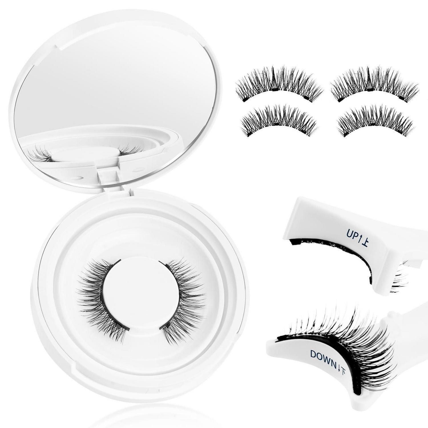 LuxusKollektion Magnetwimpern Magnet Wimpern Kit mit Zange, Kein Kleber