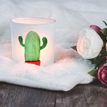 Mr. & Mrs. Panda Windlicht Kaktus Wut - Transparent - Geschenk, Büro, Kerzenlicht, Kakteen, Teel (1 St), Stimmungsvolle Beleuchtung