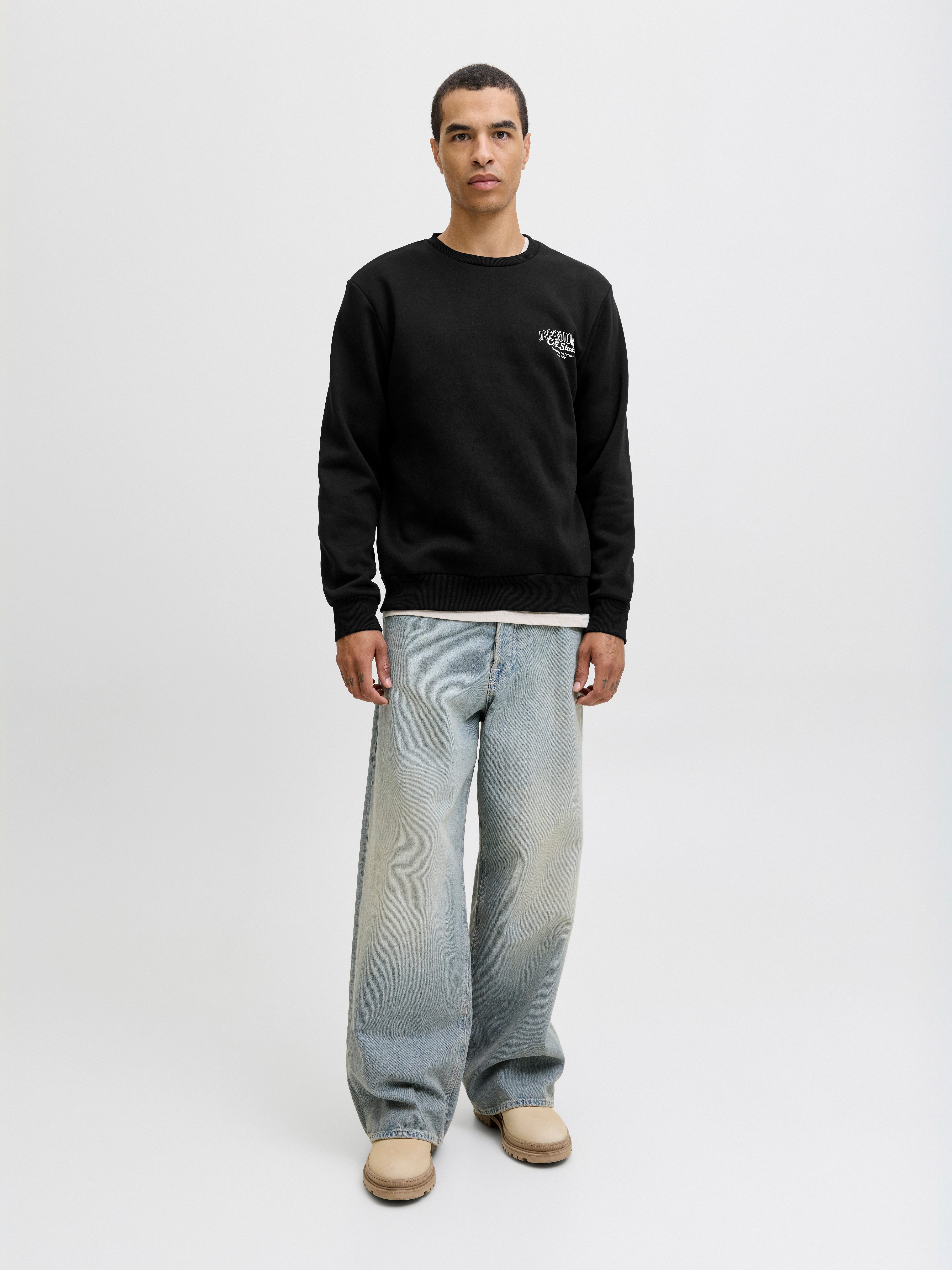 Jack & Jones Sweatshirt JJMAKOTO SWEAT CREW NECK – Bild 4 von 5