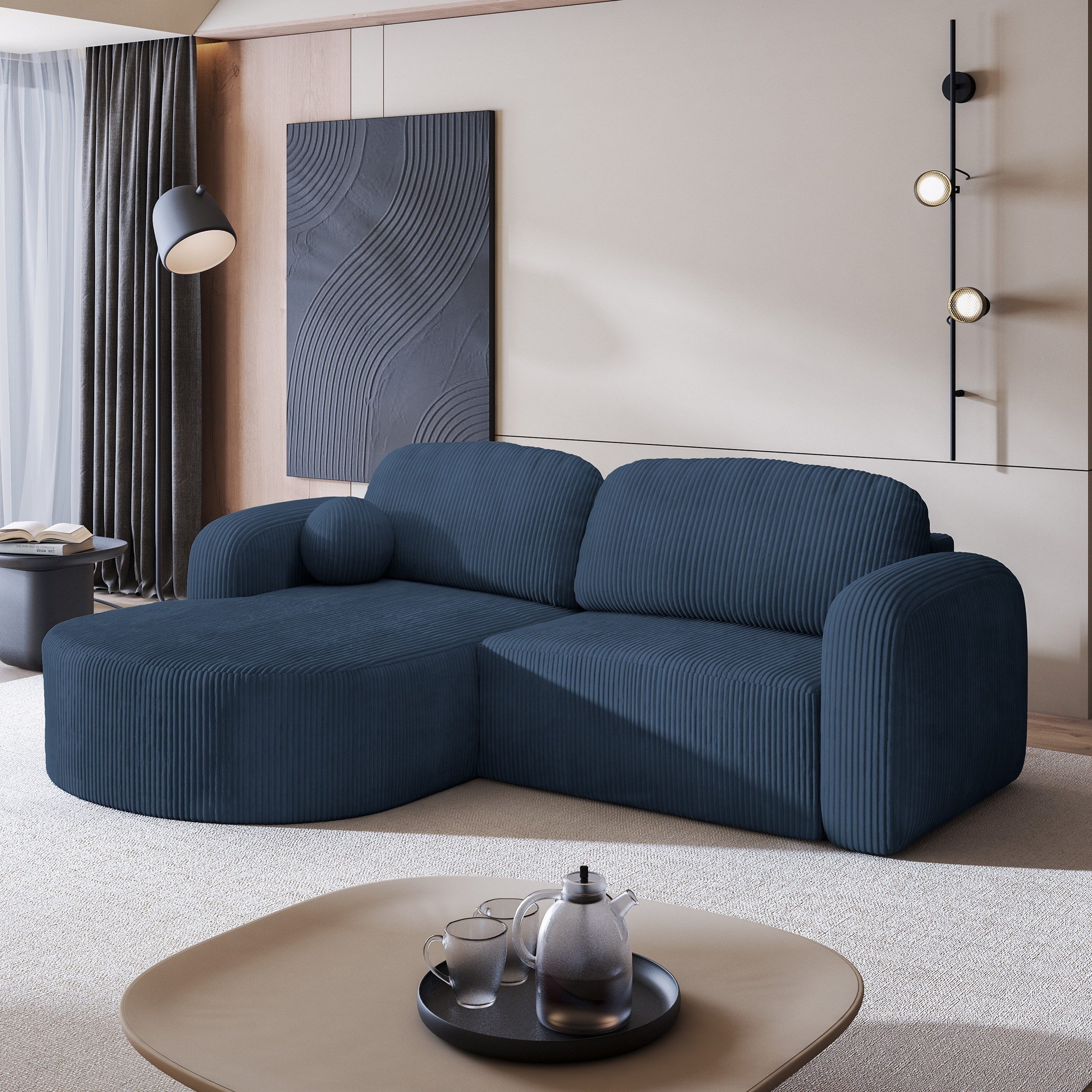 Masseno Ecksofa AMILIA mit Schlaffunktion L-Form, günstig online kaufen