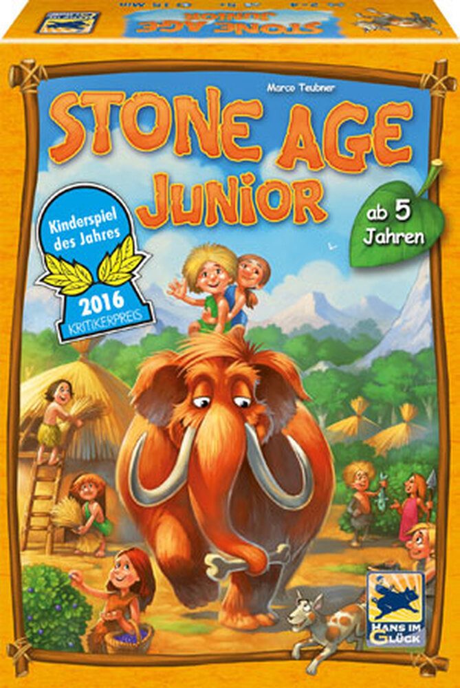 Asmodee Spiel Stone Age Junior (Kinderspiel des Jahres 2016)