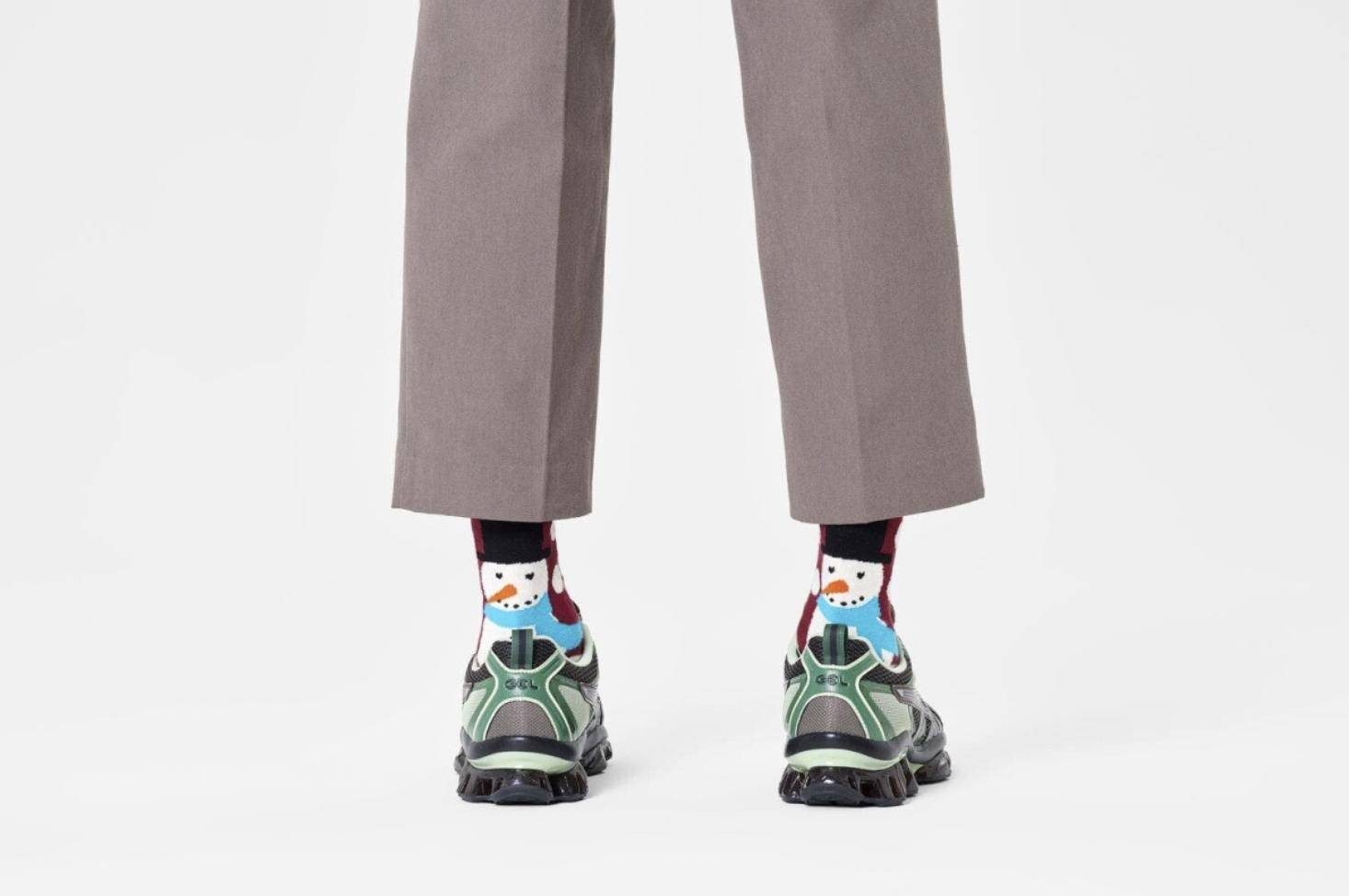 Happy Socks Freizeitsocken Jumbo Snowman Socken günstig online kaufen