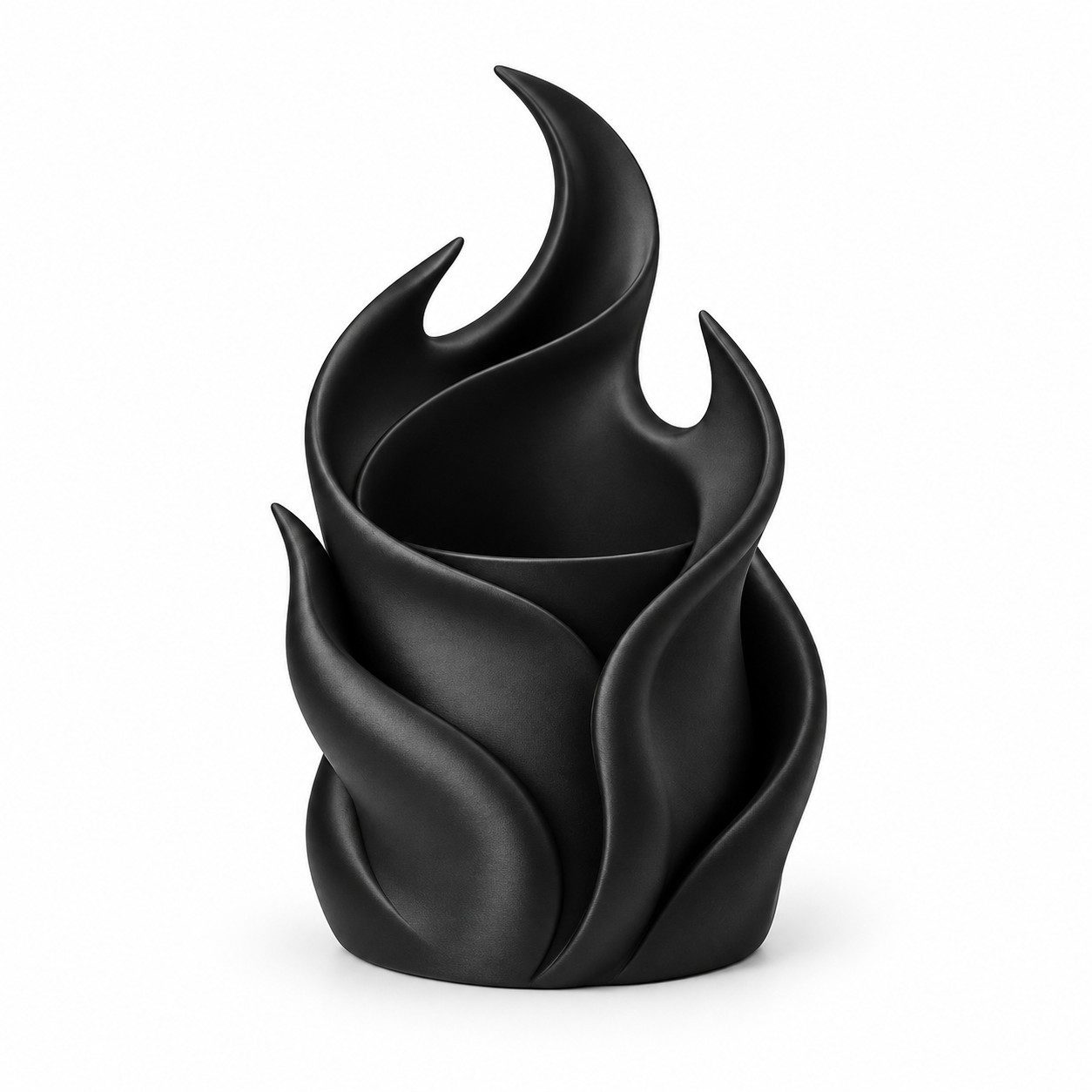 Alpha Electronics Schreibtisch-Organizer Stiftehalter moderner Deskorganizer im Flammen Design (Spar-Set, 1 St., Einzigartiges Design), Ideal für Hochzeit, Geburtstag, Muttertag, Valentinstag, Einzug