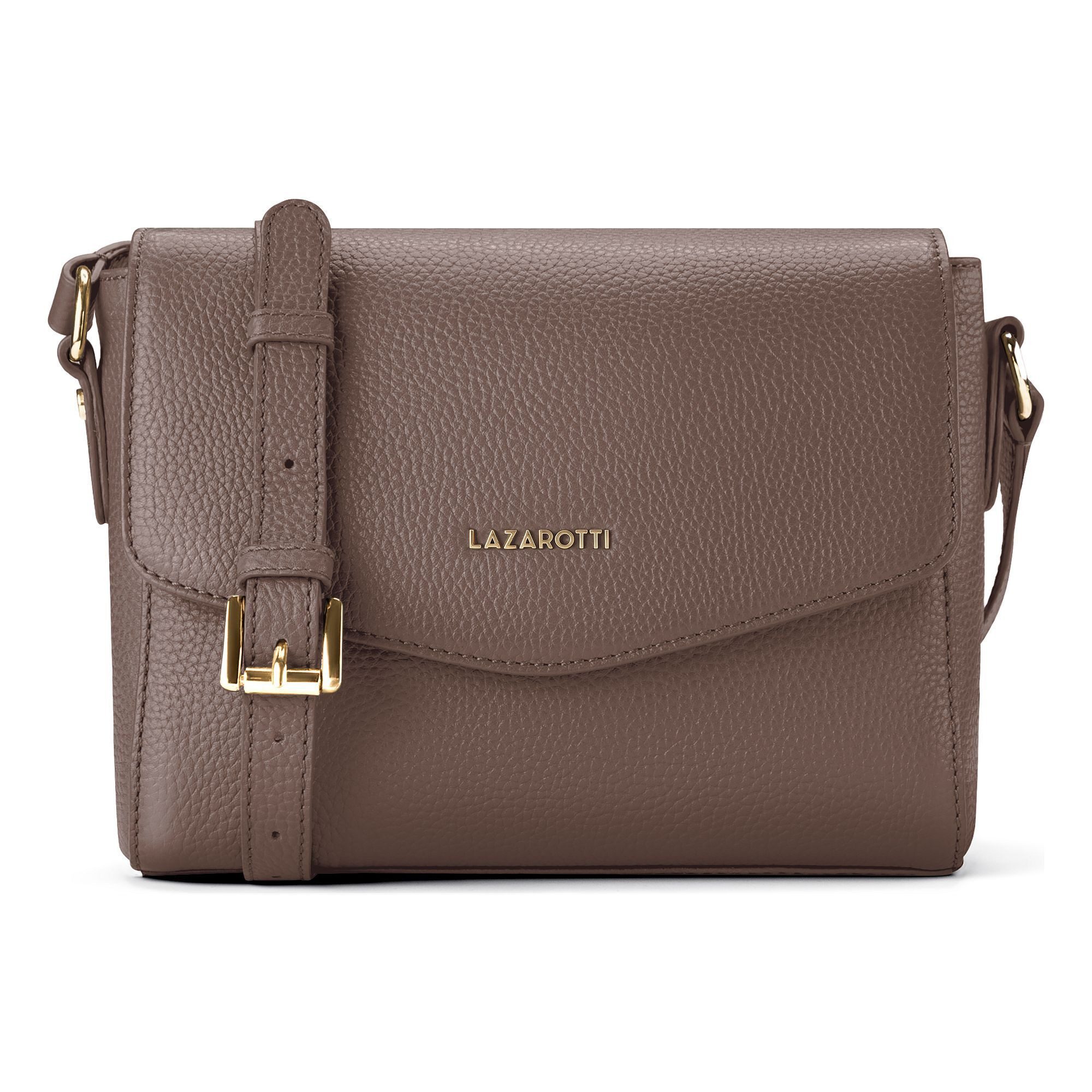 Lazarotti Umhängetasche Bologna Leather, Leder