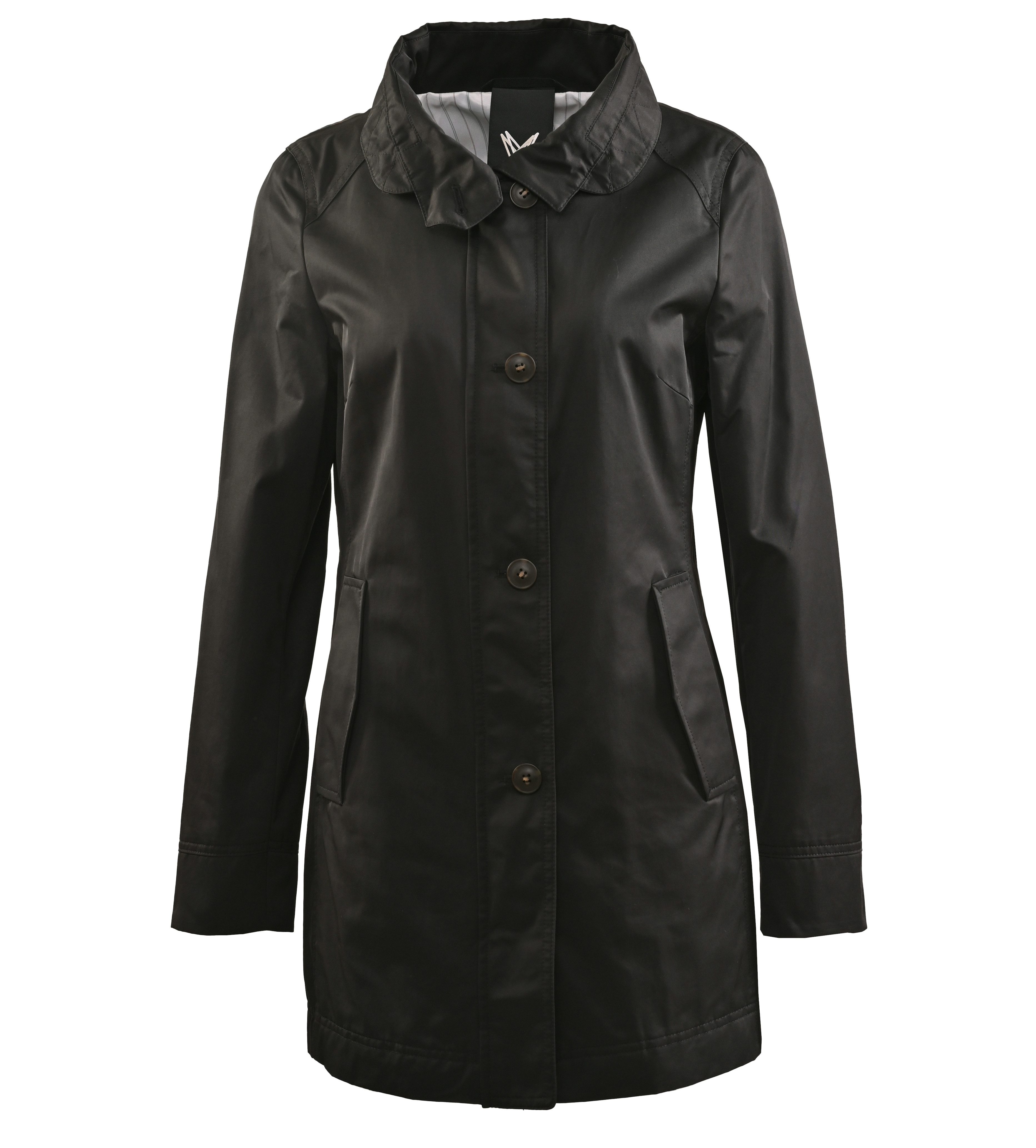 Kurzmantel Fuchs Schmitt Trenchcoat kurz mit Stehkragen - schwarz 42
