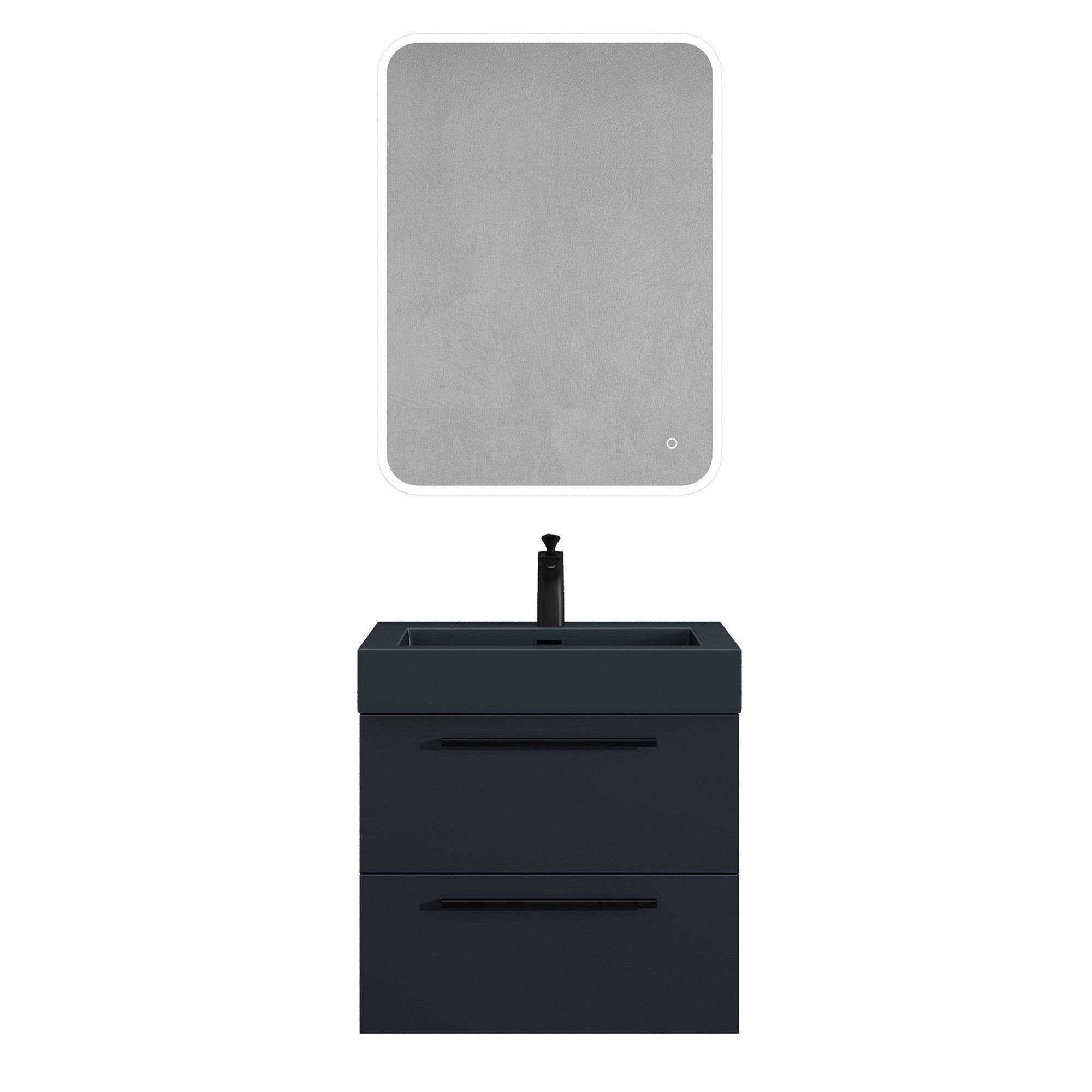 Mai & Mai Badmöbel-Set Badmöbelset Quadratto Unterschrank mit Waschschbecke günstig online kaufen