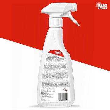 BugPower Insektenspray Bettwanzen Spray, 500 ml, 1-St., effektiv gegen Bettwanzen und deren Larven