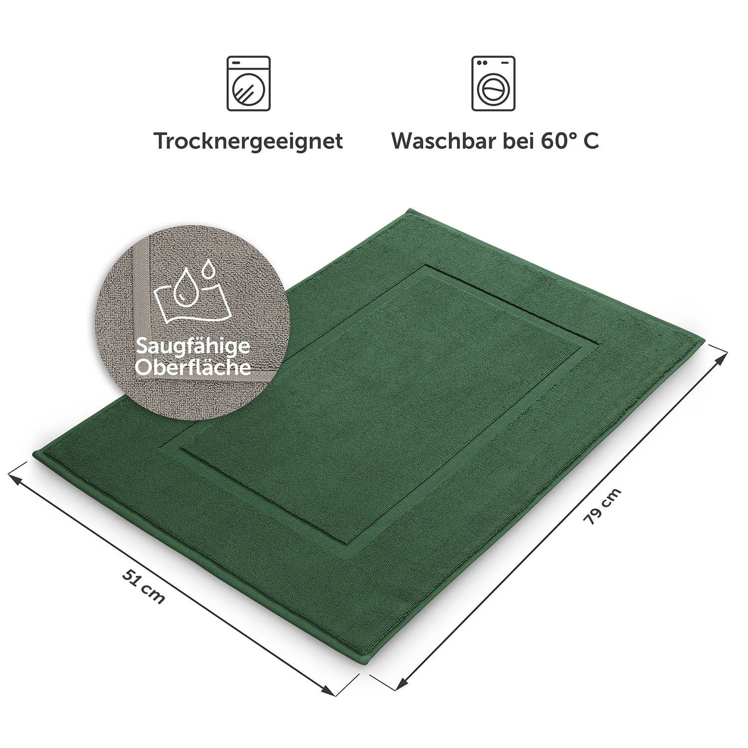 Blumtal Badematte Premium Badezimmerteppich Terry - günstig online kaufen