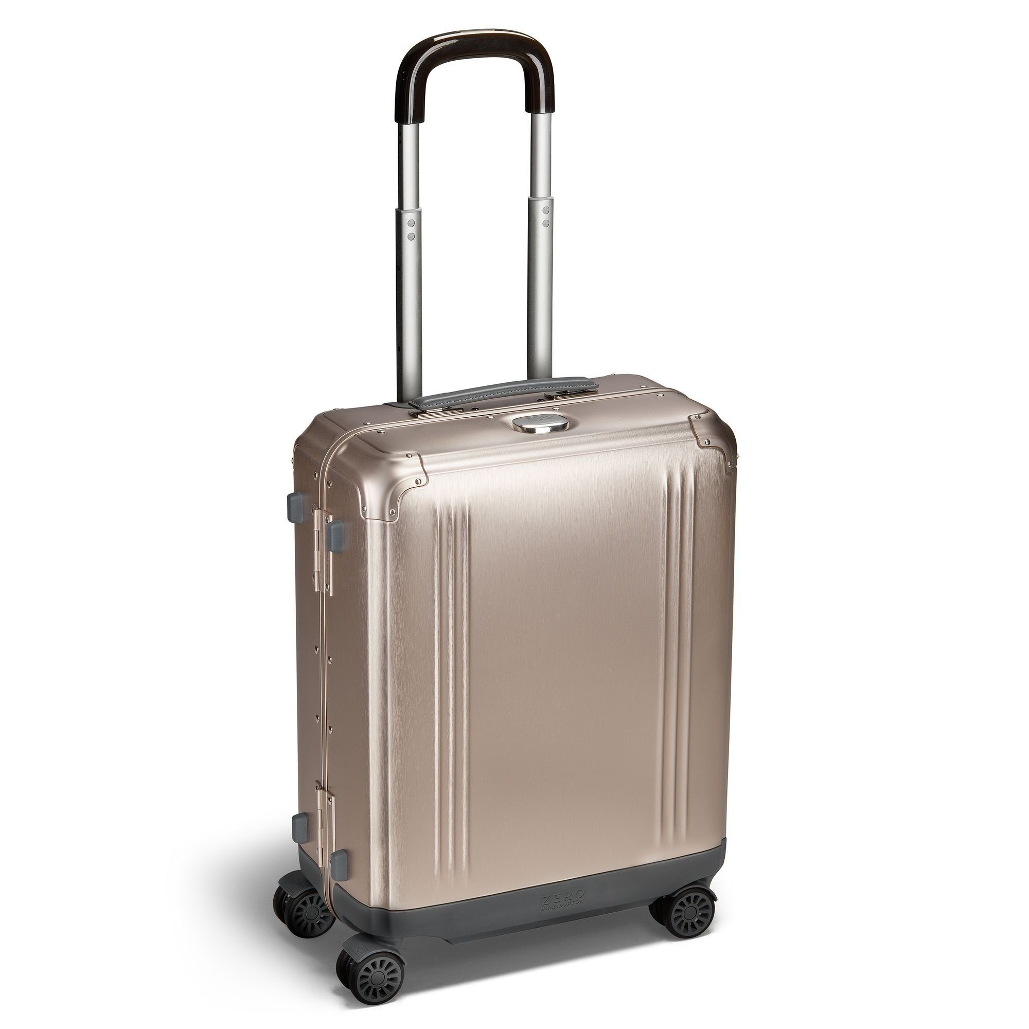 Zero Halliburton Handgepäck-Trolley Aluminium Aluminium, Rollen, 4 Pursuit bronze