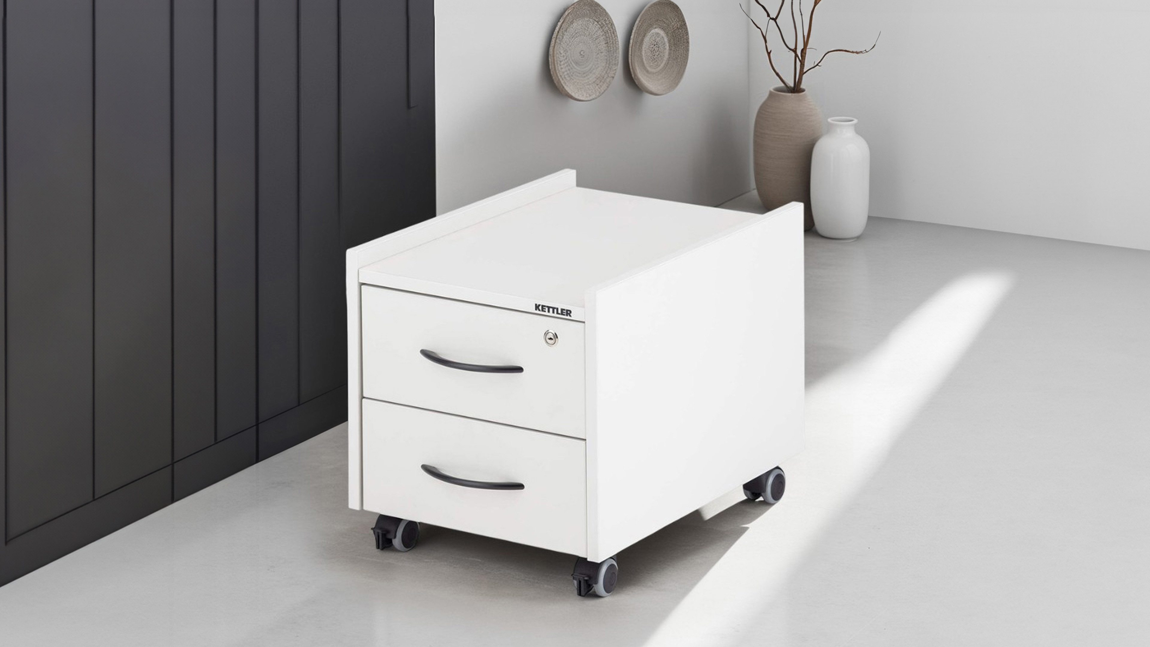 Vladon Aktenschrank Kettler (Rollcontainer Abschließbar) Abschließbar, auf günstig online kaufen