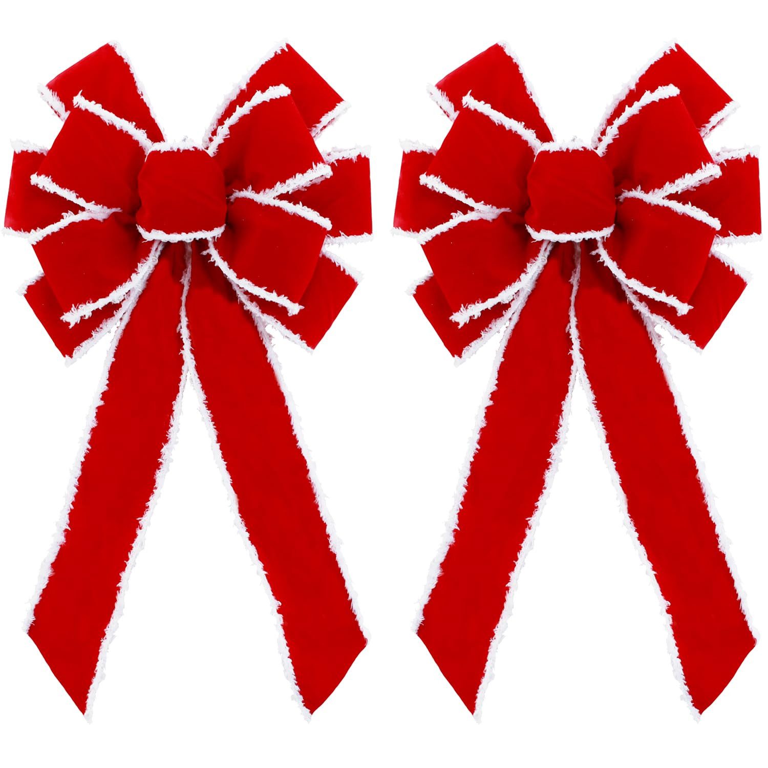 Coonoor Weihnachtsbaumschleife Geschenkschleife Groß, rote Schleifen als We günstig online kaufen