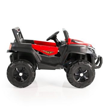 Moni Elektro-Kinderauto Elektroauto Buggy Atlanta 6188, Belastbarkeit 35 kg, Fernbedienung, USB, MP3, Licht, Gurt