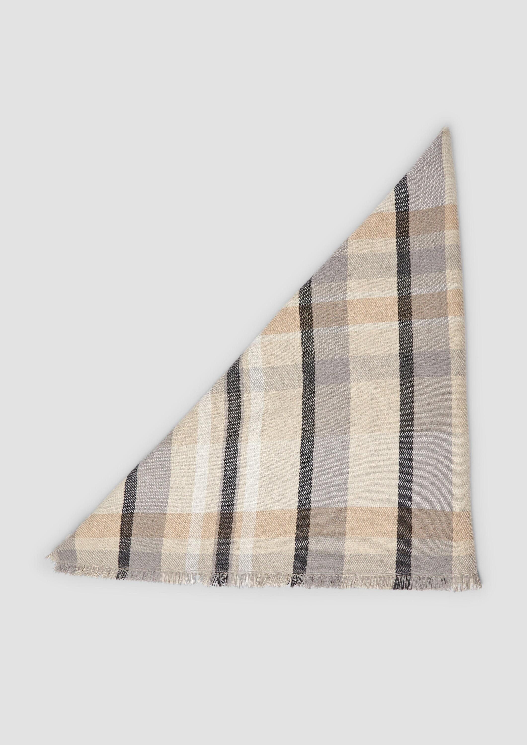 s.Oliver Schal Schal, Dreieckstuch mit All-over-Print