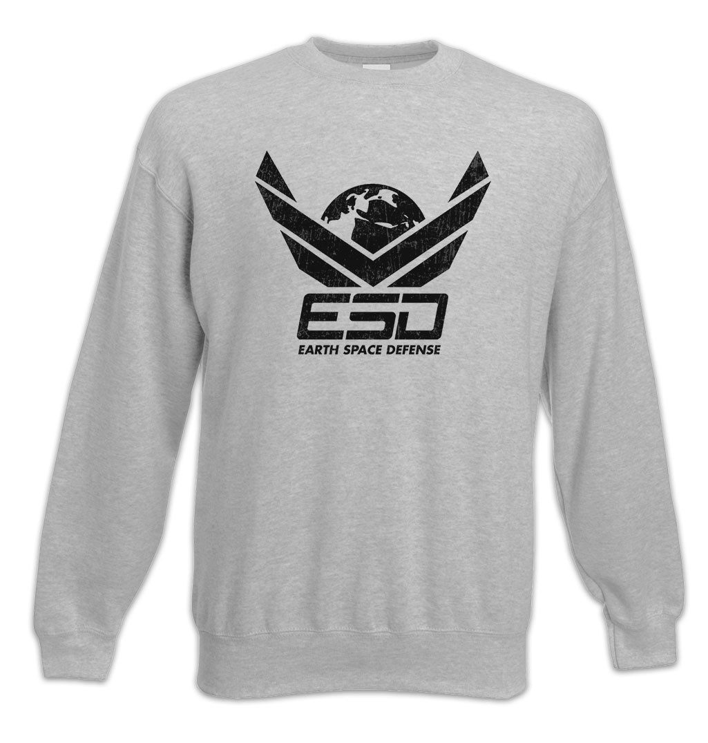 Sweatshirt Earth Space Defense Logo I Sweatshirt Invasion Independence Alien Day