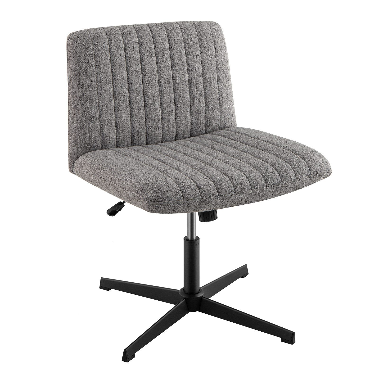 COSTWAY Bürostuhl, höhenverstellbar, drehbar, bis 150kg, Wippfunktion, grau günstig online kaufen