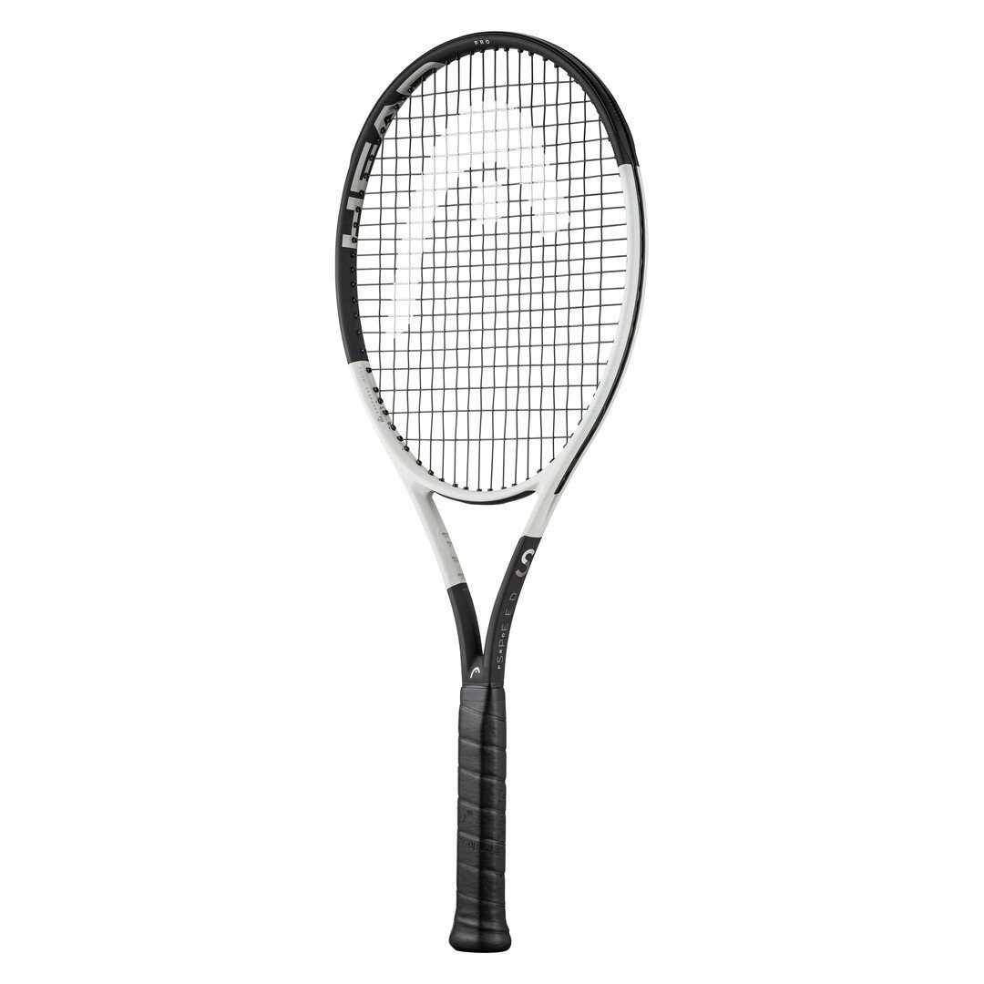 Tennisschläger Speed Pro 100in/310g/Turnier 2024 weiss/schwarz - unbesaitet