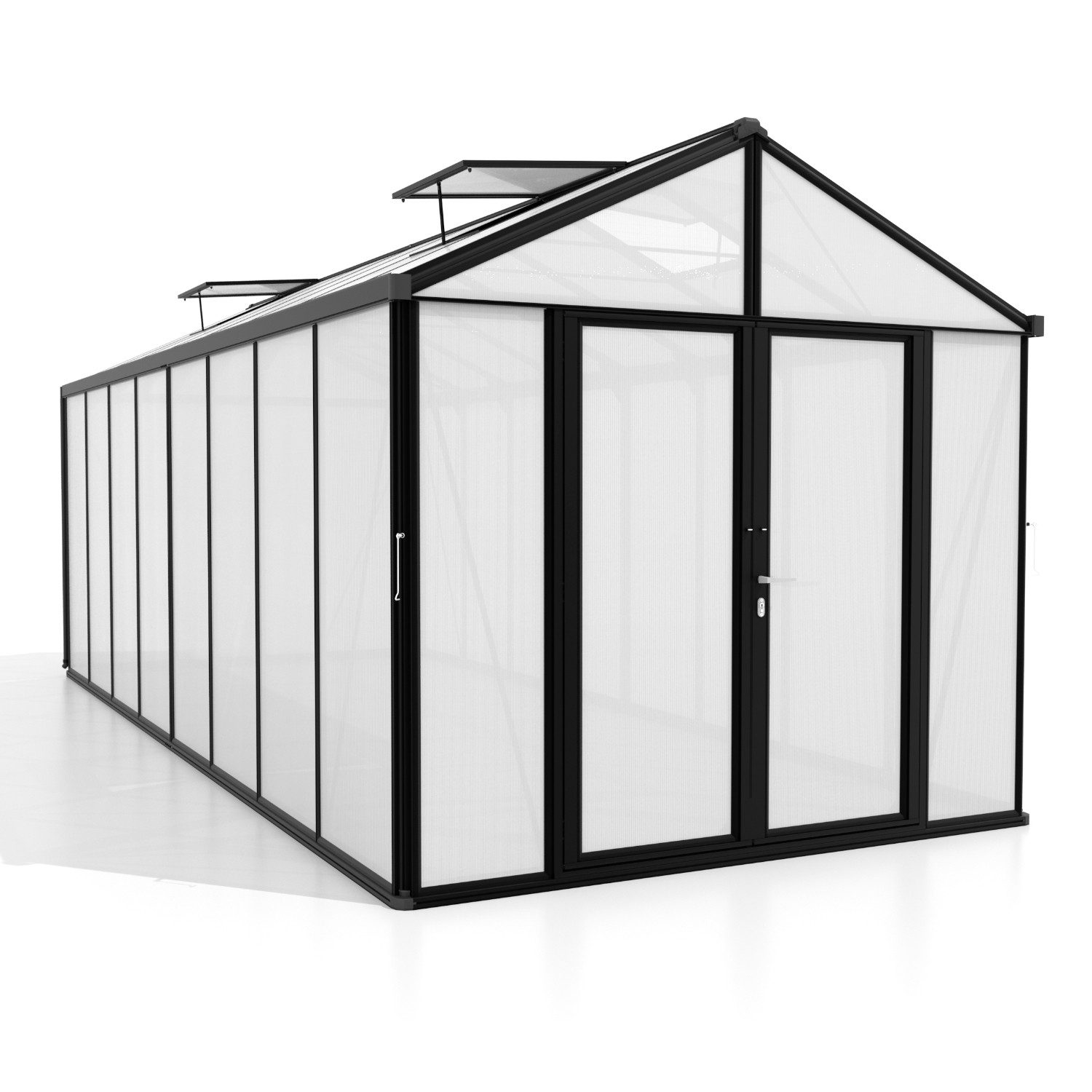 Vitavia Gewächshaus Zeus Comfort 15700, 16,00 mm Wandstärke schwarz | Rabatt: 36%