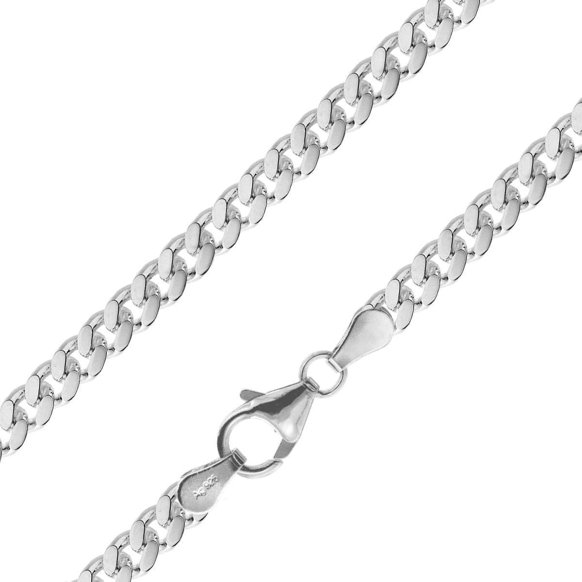 trendor Panzerkette 15258, für Herren 925 Silber 4,1 mm breit